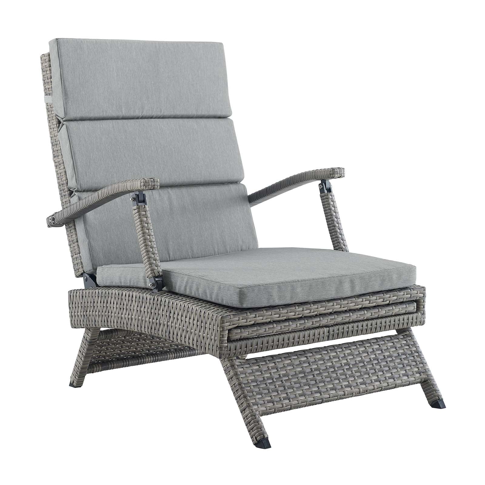 Envisage Chaise Outdoor Patio Wicker Rattan Lounge Chair - East Shore Modern Home Furnishings