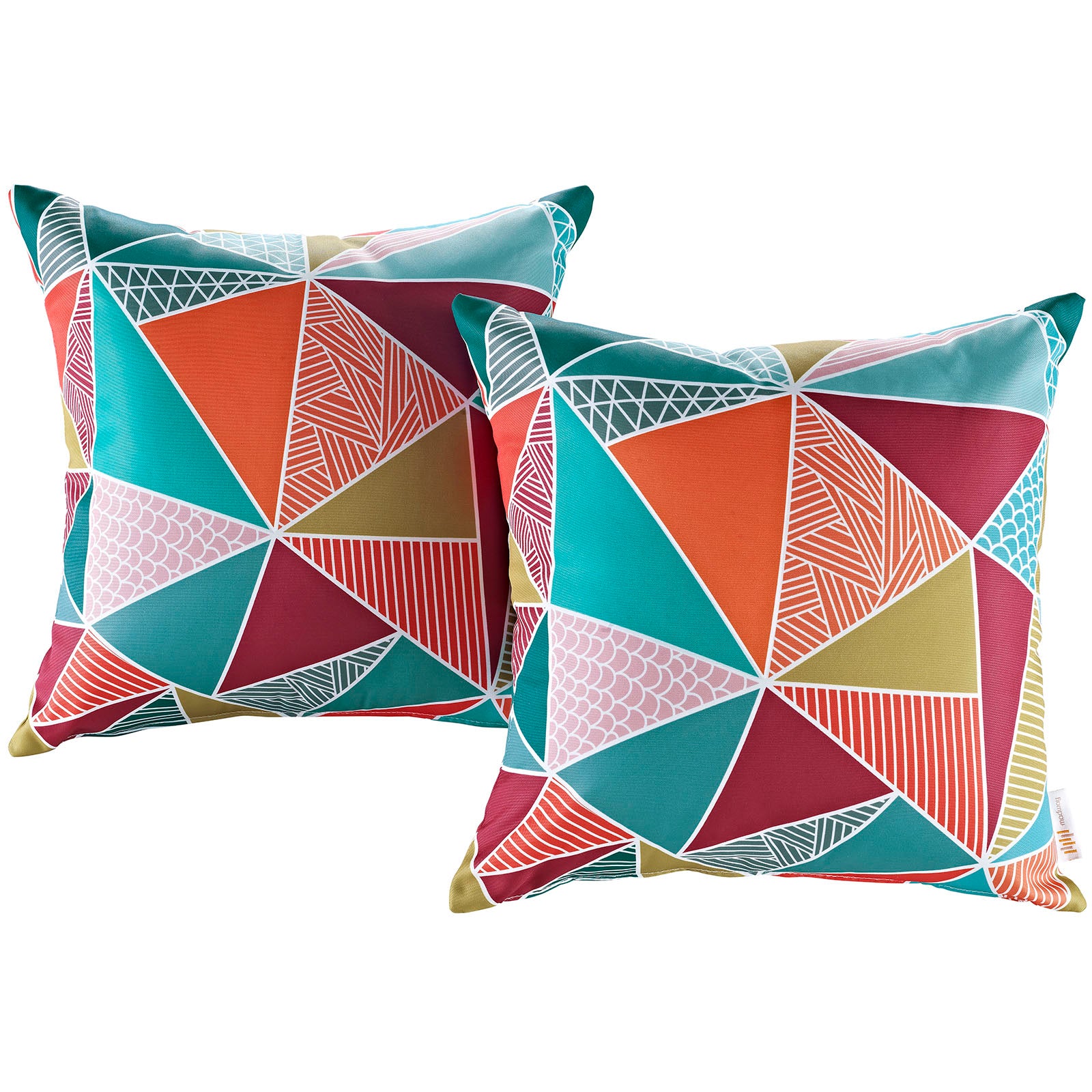 Modway Two Piece Outdoor Patio Pillow Set - East Shore Modern Home Furnishings