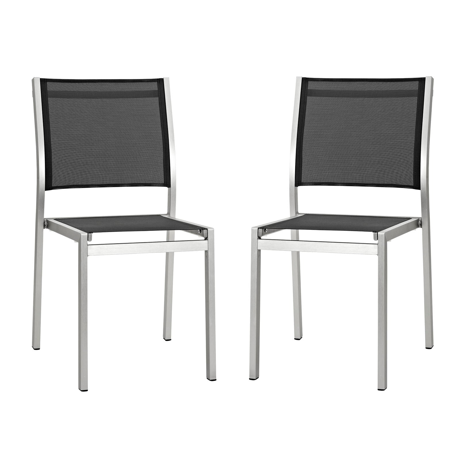 Shore Side Chair Outdoor Patio Aluminum Set of 2 - East Shore Modern Home Furnishings