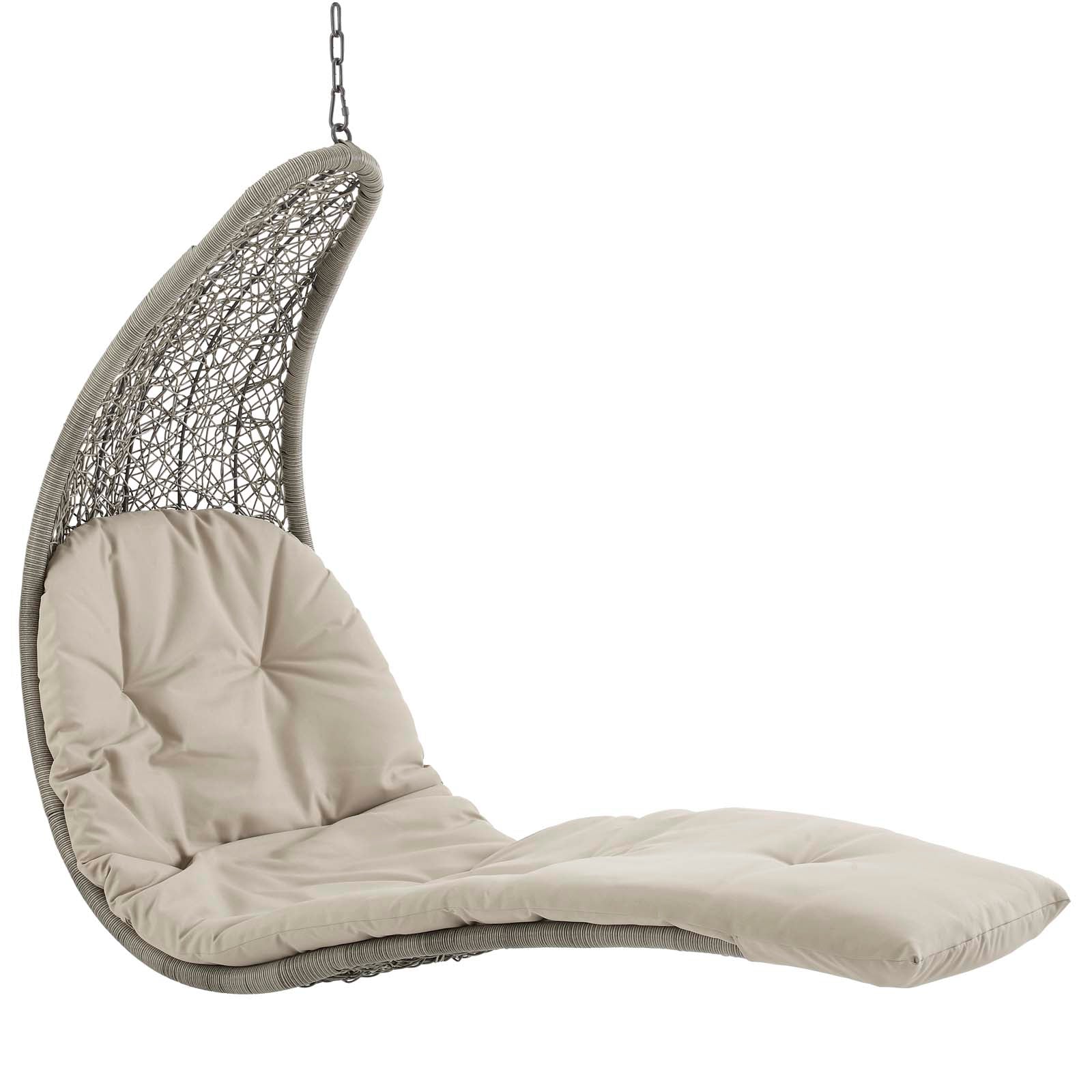 Landscape Hanging Chaise Lounge Outdoor Patio Swing Chair - East Shore Modern Home Furnishings