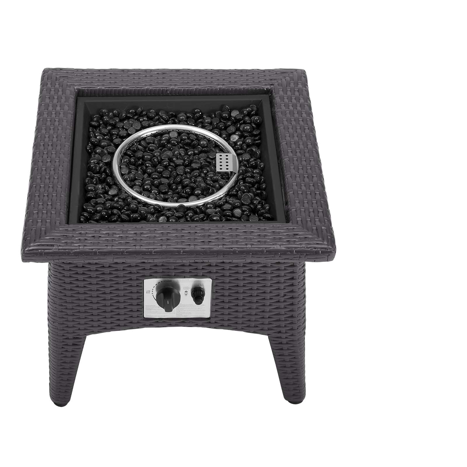 Vivacity Outdoor Patio Fire Pit Table - East Shore Modern Home Furnishings