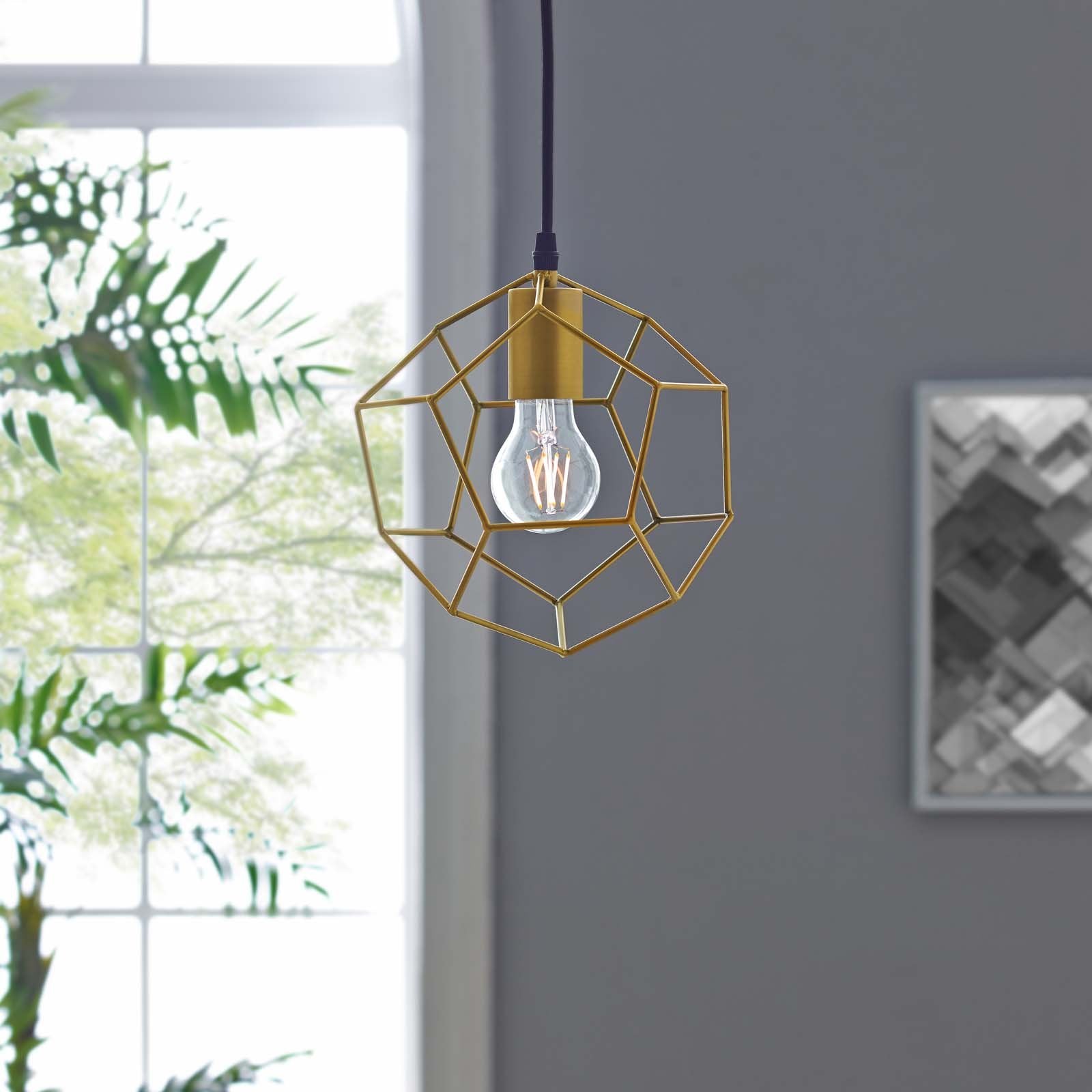 Pique Gold Metal Ceiling Fixture - East Shore Modern Home Furnishings