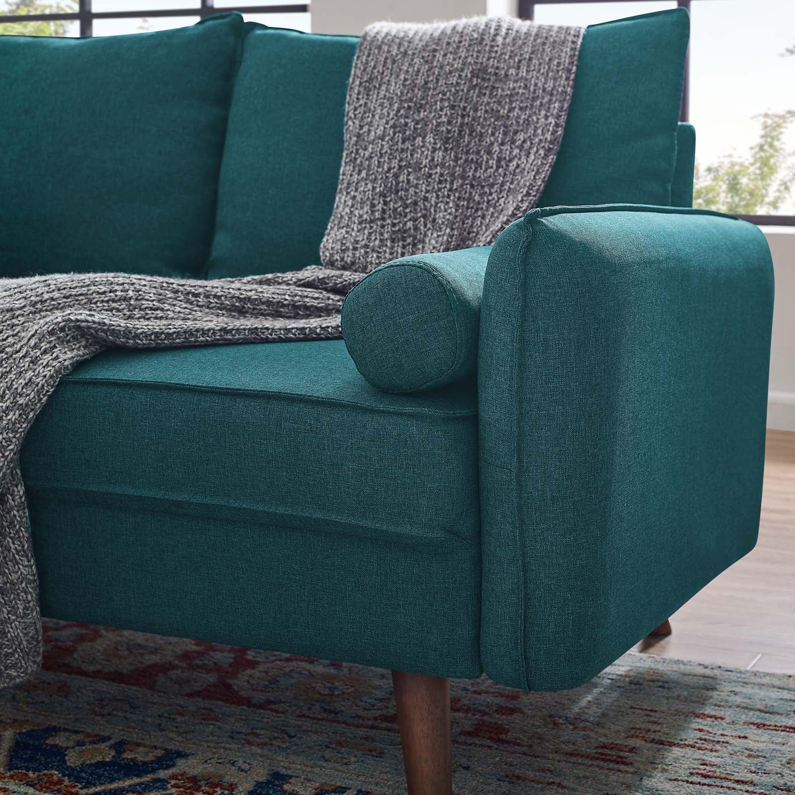 Revive Upholstered Fabric Loveseat - East Shore Modern Home Furnishings