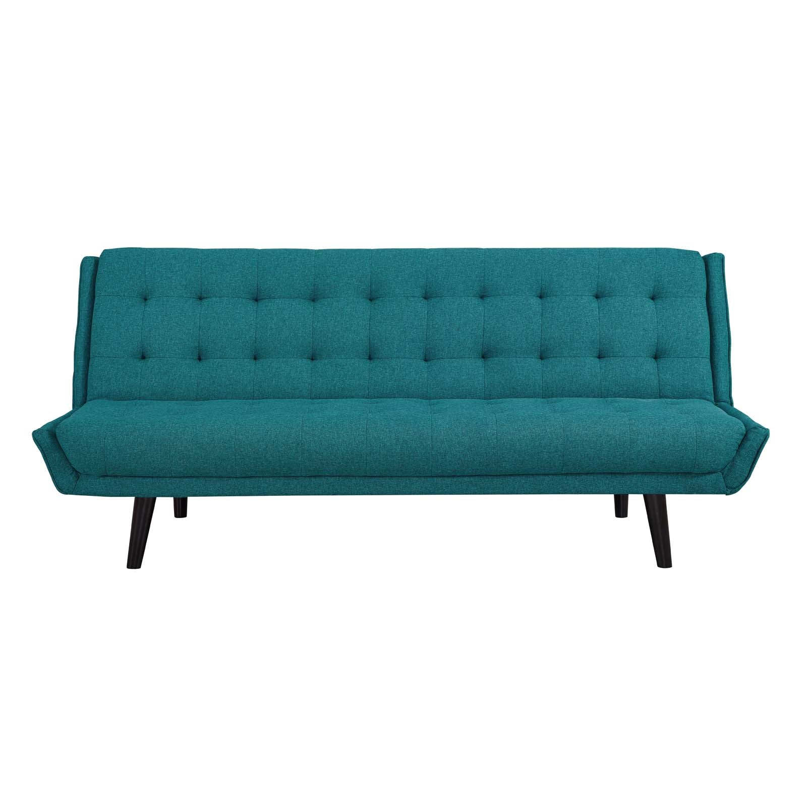 Glance Tufted Convertible Fabric Sofa Bed - East Shore Modern Home Furnishings