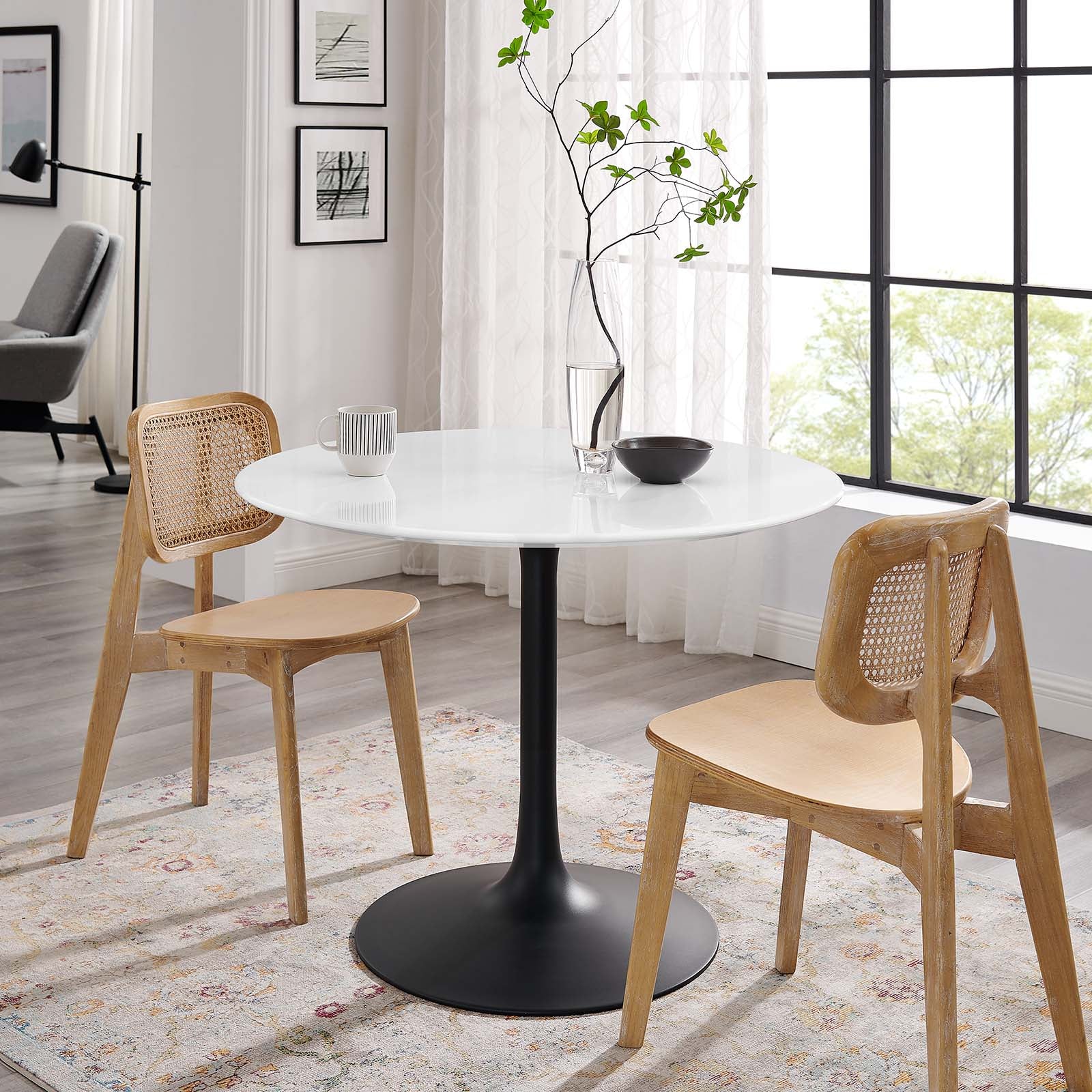 Lippa 40" Round Wood Dining Table - East Shore Modern Home Furnishings