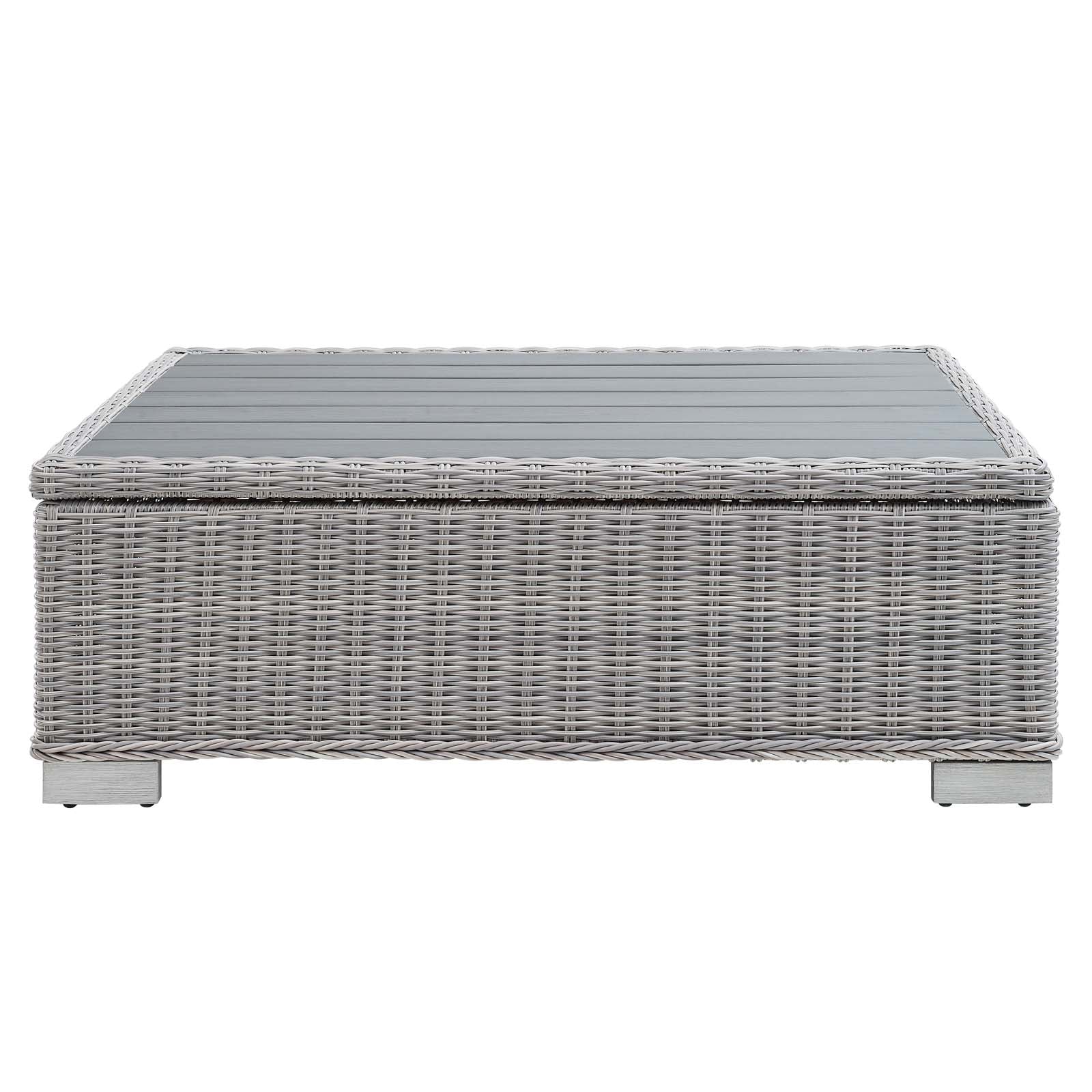 Conway 45" Outdoor Patio Wicker Rattan Coffee Table - East Shore Modern Home Furnishings