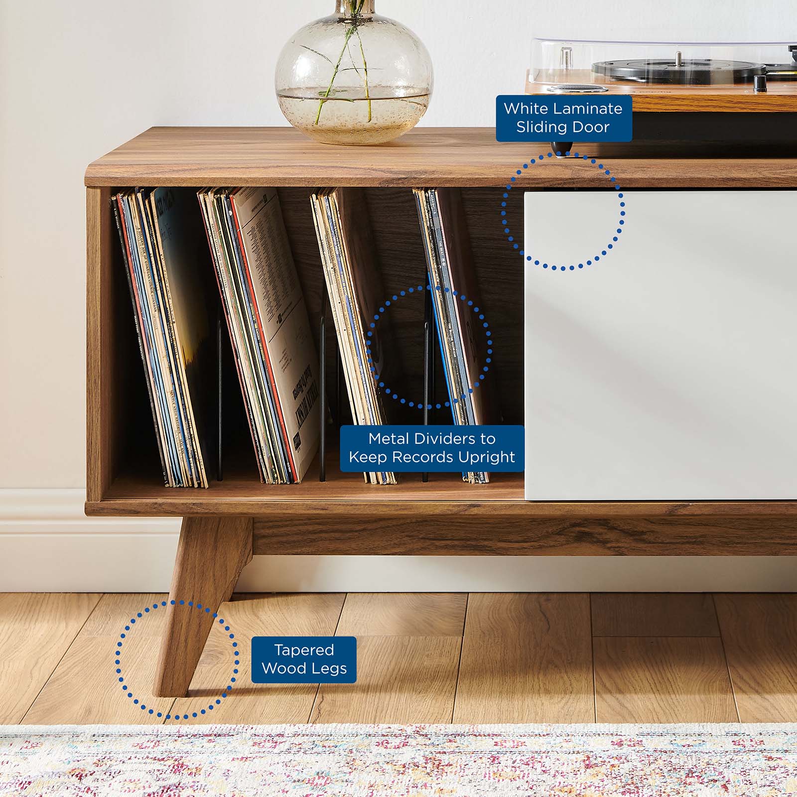 Envision Vinyl Record Display Stand - East Shore Modern Home Furnishings