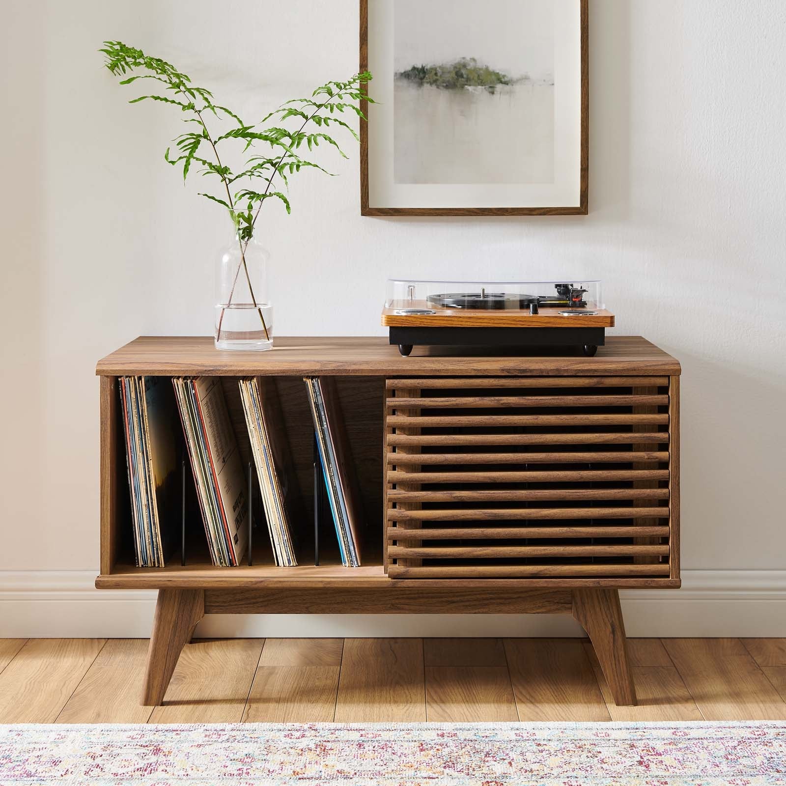 Render Vinyl Record Display Stand - East Shore Modern Home Furnishings