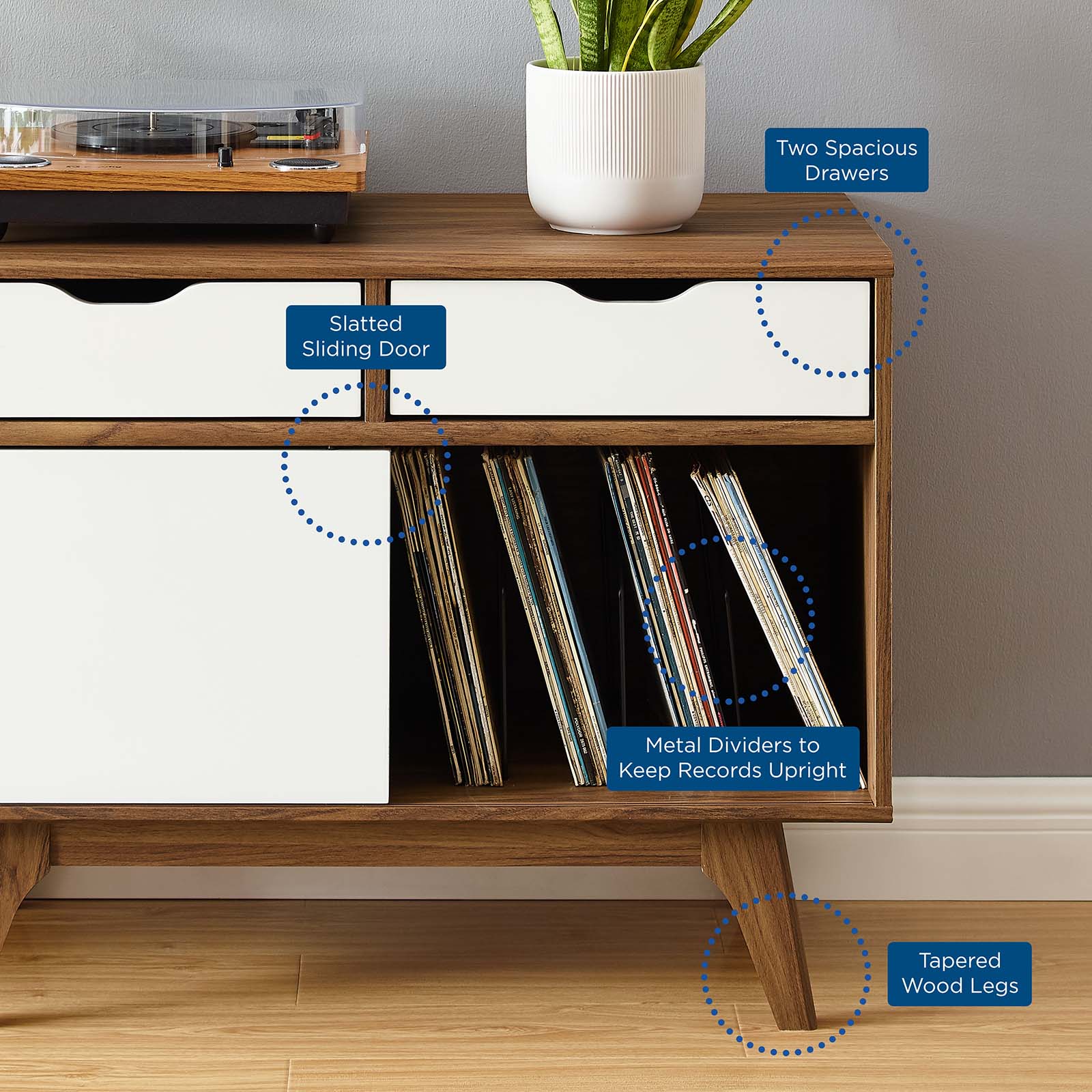 Envision Vinyl Record Display Stand - East Shore Modern Home Furnishings