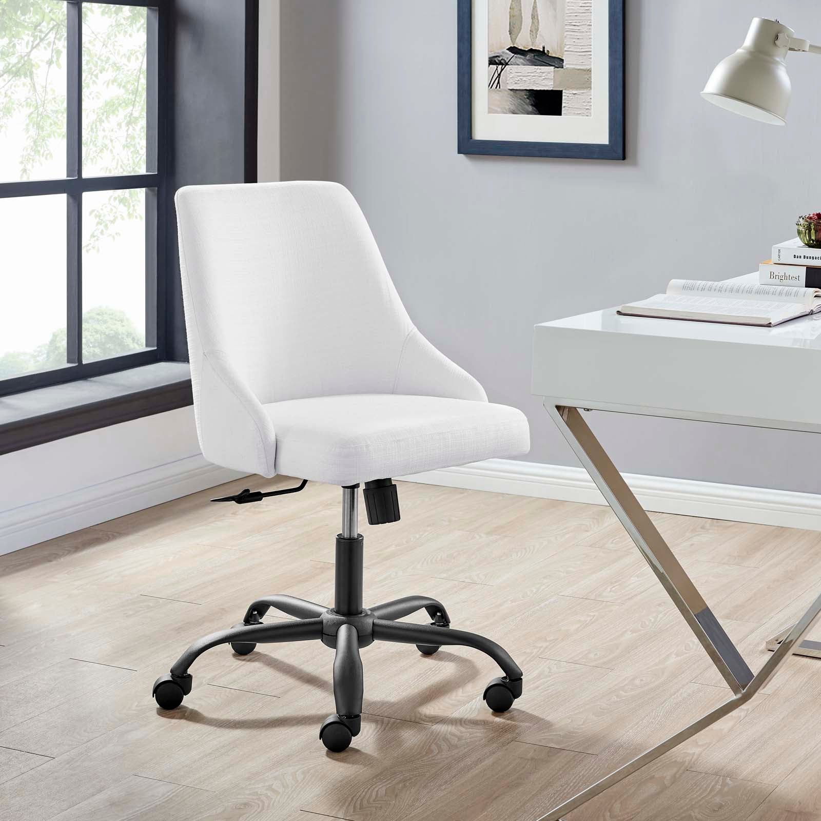 Designate Swivel Upholstered Office Chair - East Shore Modern Home Furnishings