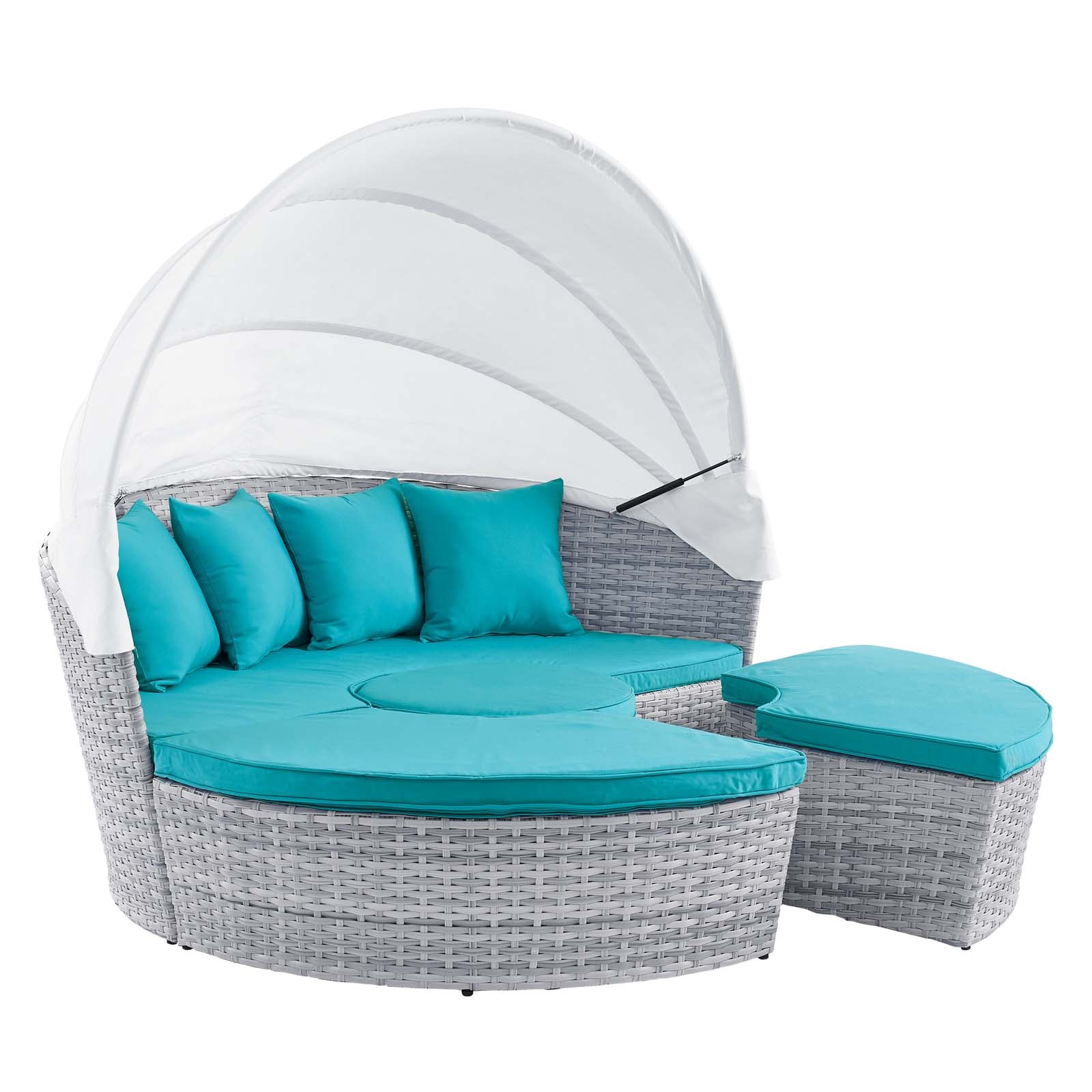 Scottsdale Canopy Sunbrella® Outdoor Patio Daybed - East Shore Modern Home Furnishings