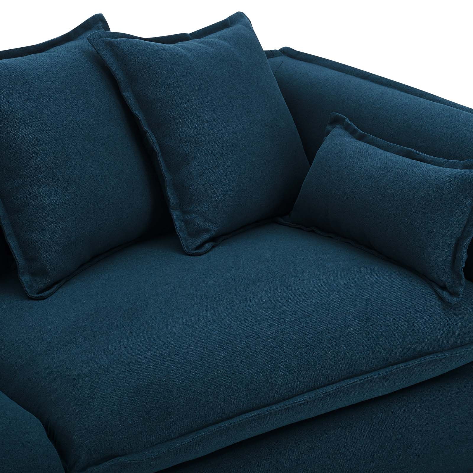 Avalon Slipcover Fabric Sofa - East Shore Modern Home Furnishings