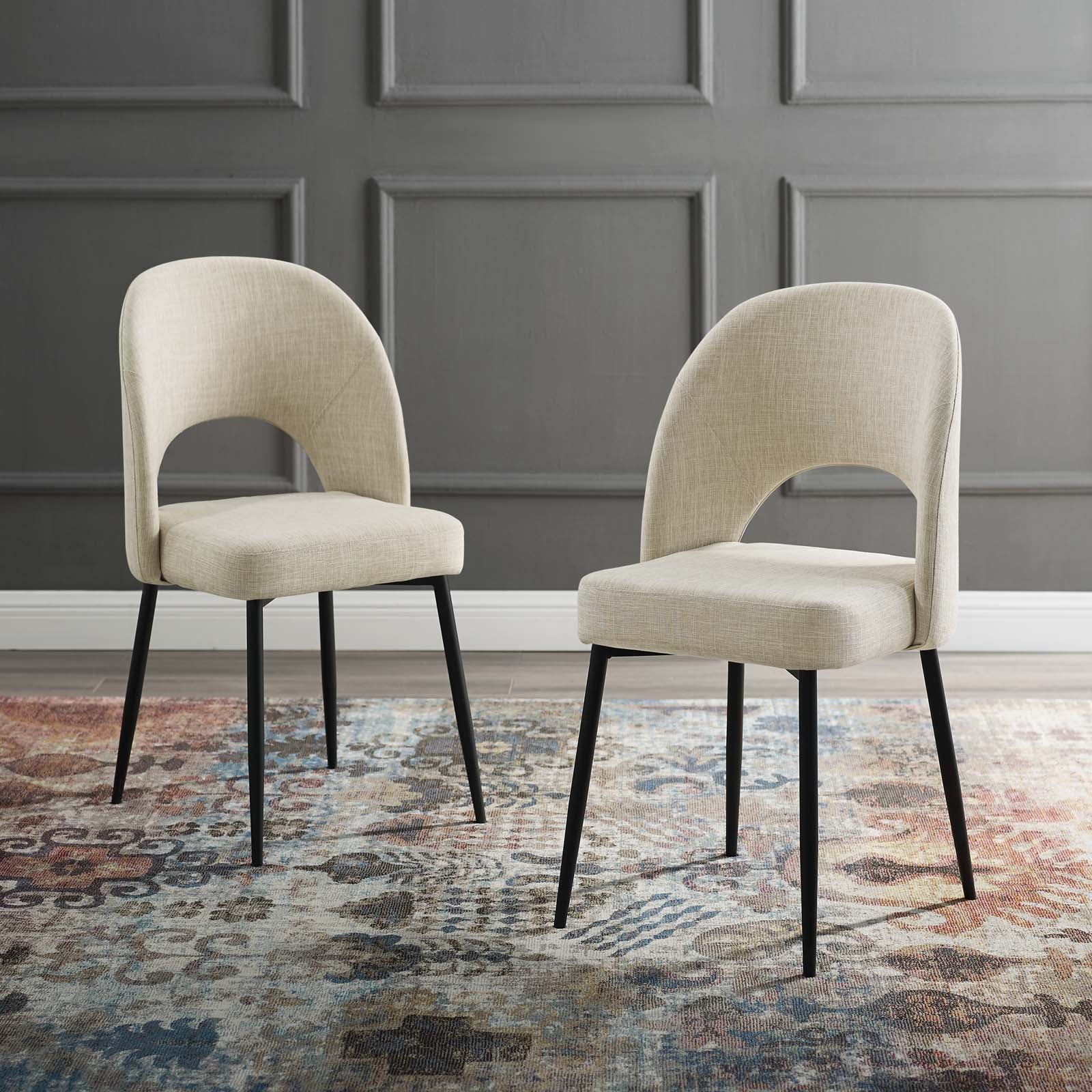 Rouse Dining Side Chair Upholstered Fabric Set of 2 - East Shore Modern Home Furnishings