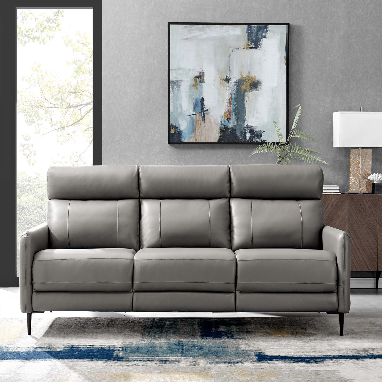 Huxley Leather Sofa - East Shore Modern Home Furnishings