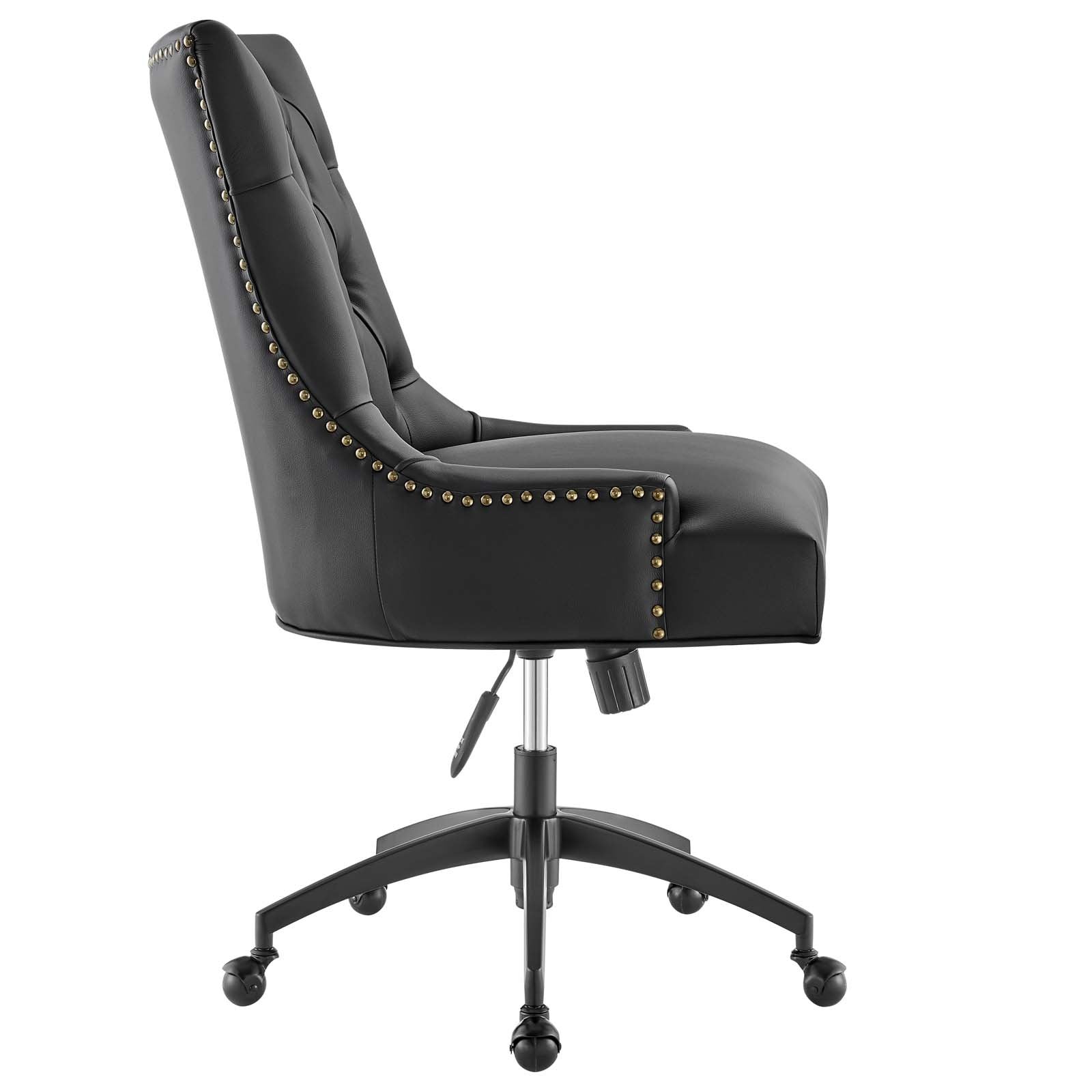 Regent Tufted Vegan Leather Office Chair - East Shore Modern Home Furnishings