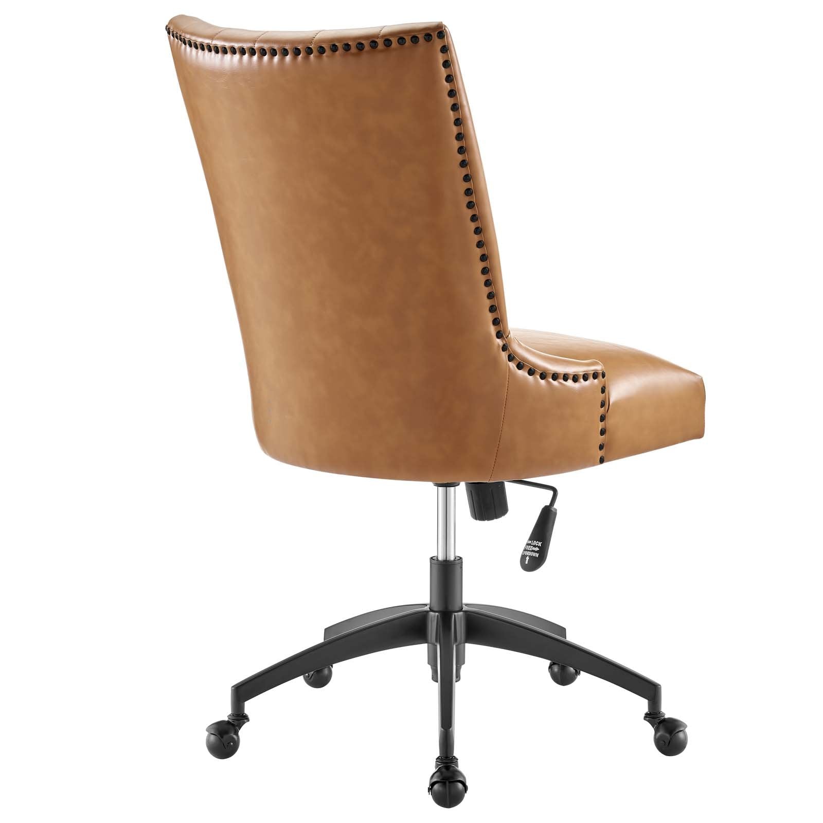 Empower Channel Tufted Vegan Leather Office Chair - East Shore Modern Home Furnishings