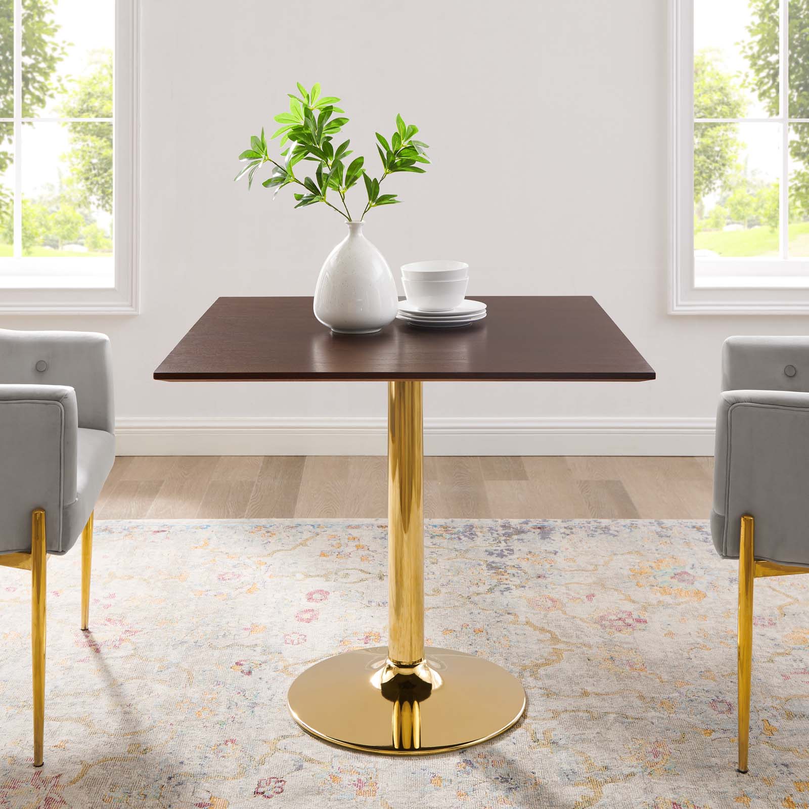 Verne 35" Square Dining Table - East Shore Modern Home Furnishings