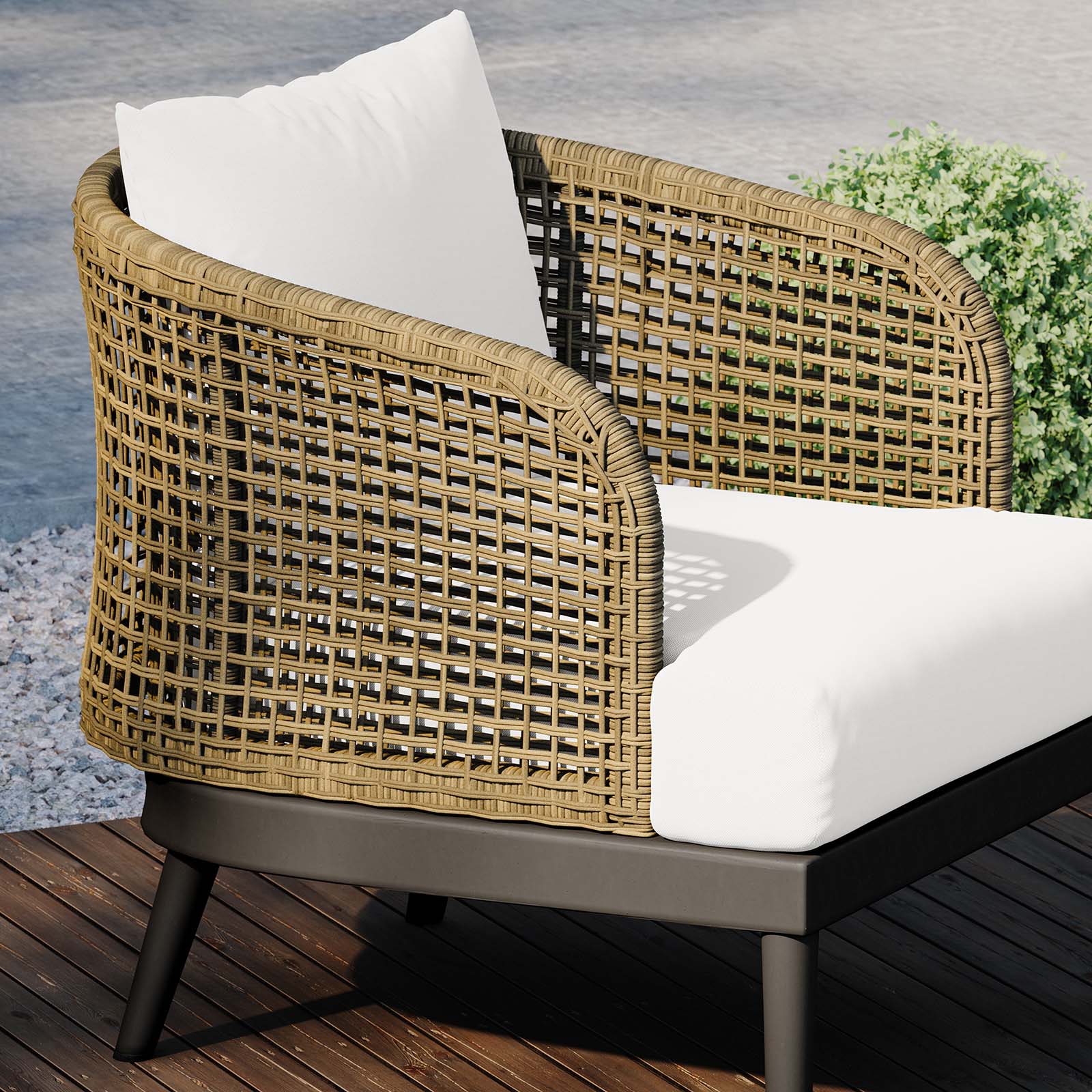 Meadow Outdoor Patio Armchair - East Shore Modern Home Furnishings
