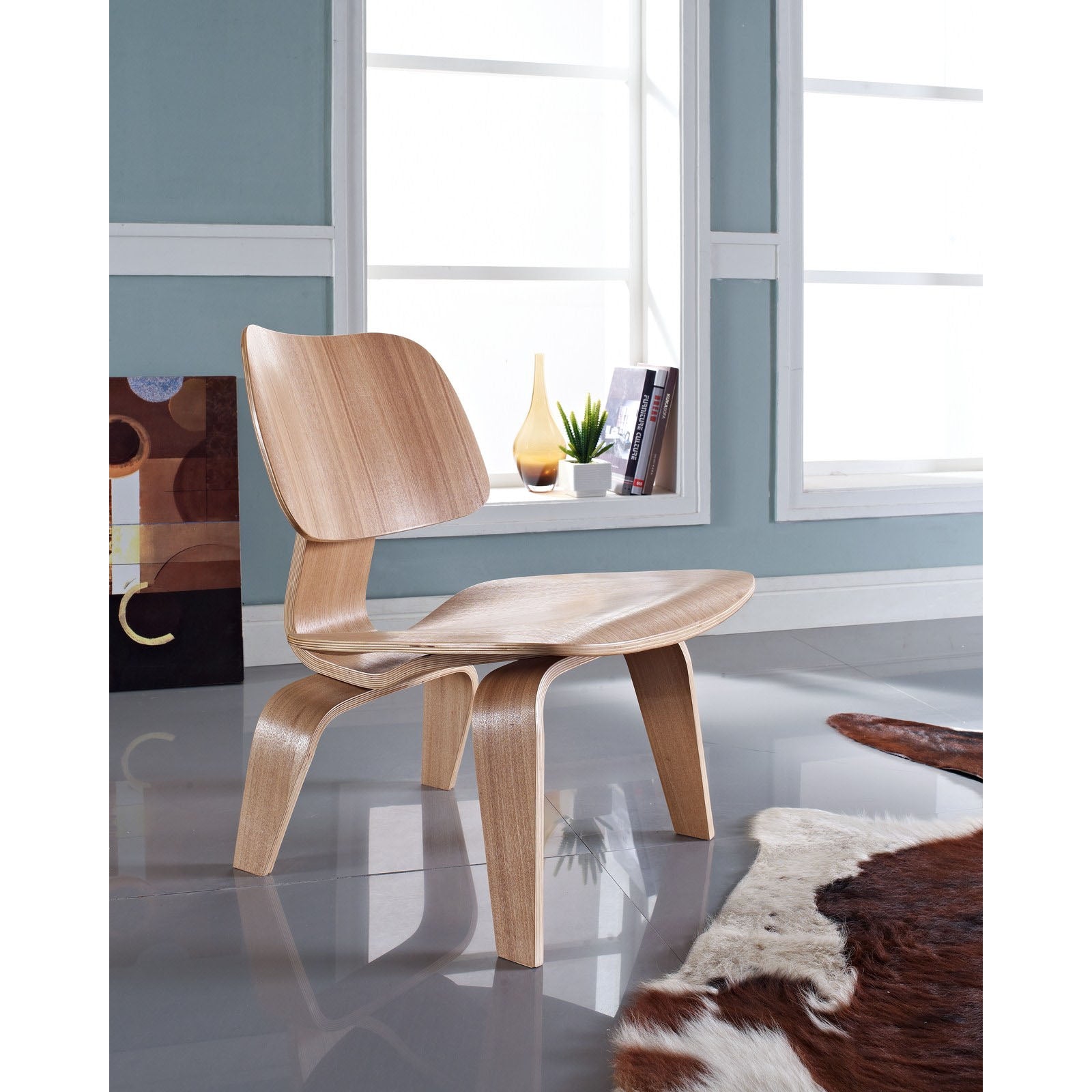 Fathom Wood Lounge Chair - East Shore Modern Home Furnishings