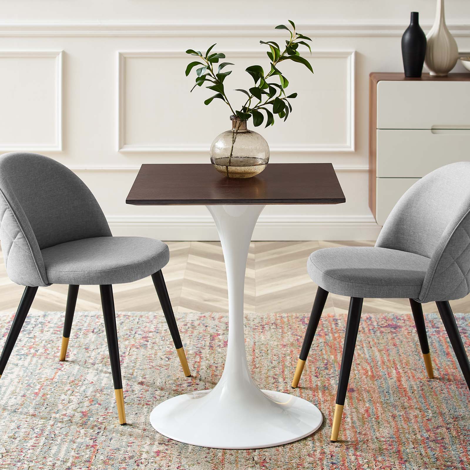 Lippa 24" Square Dining Table - East Shore Modern Home Furnishings