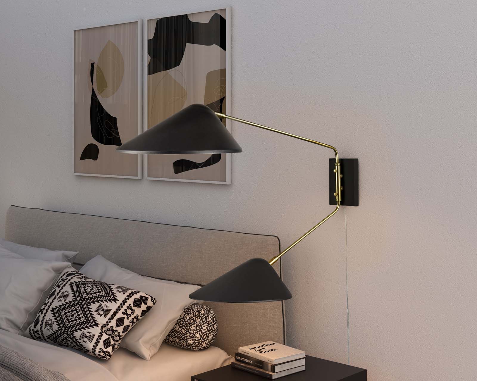 West elm curvilinear sales sconce