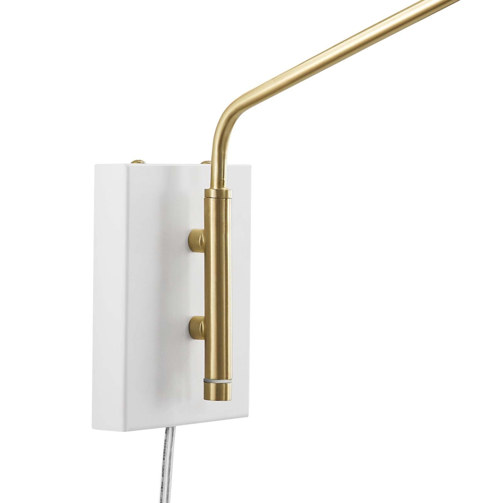 Journey 24" Swing Arm Wall Sconce - East Shore Modern Home Furnishings