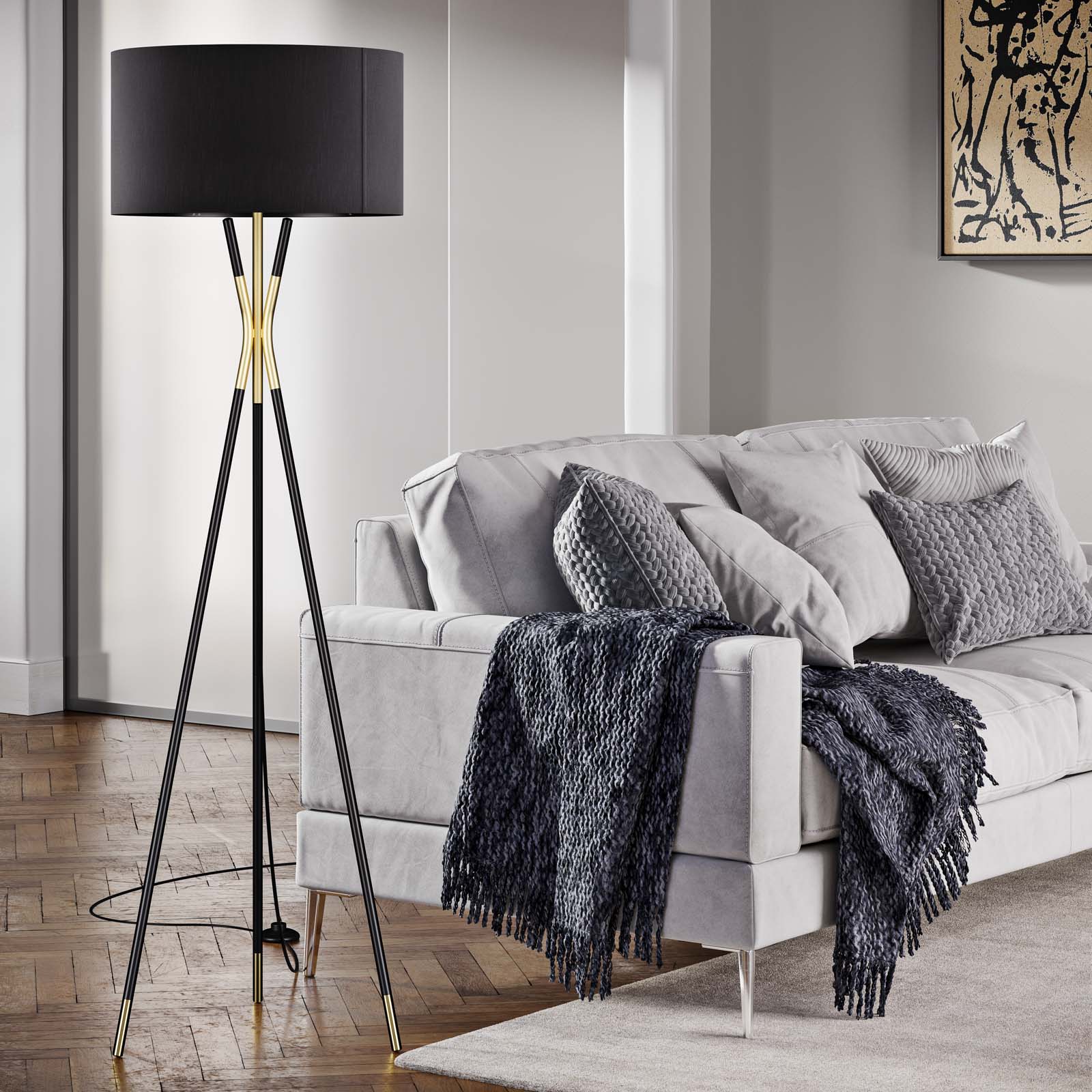 Audrey Standing Floor Lamp - East Shore Modern Home Furnishings