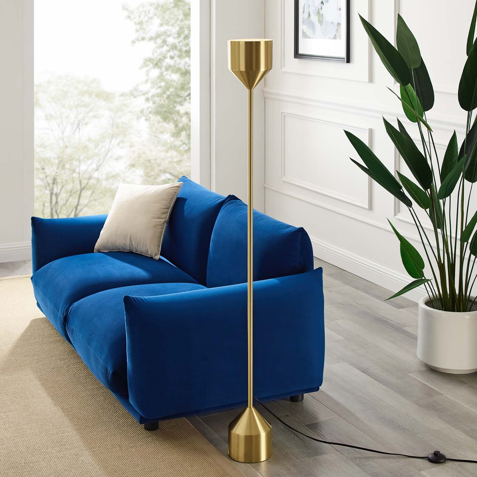 Kara Standing Floor Lamp - East Shore Modern Home Furnishings