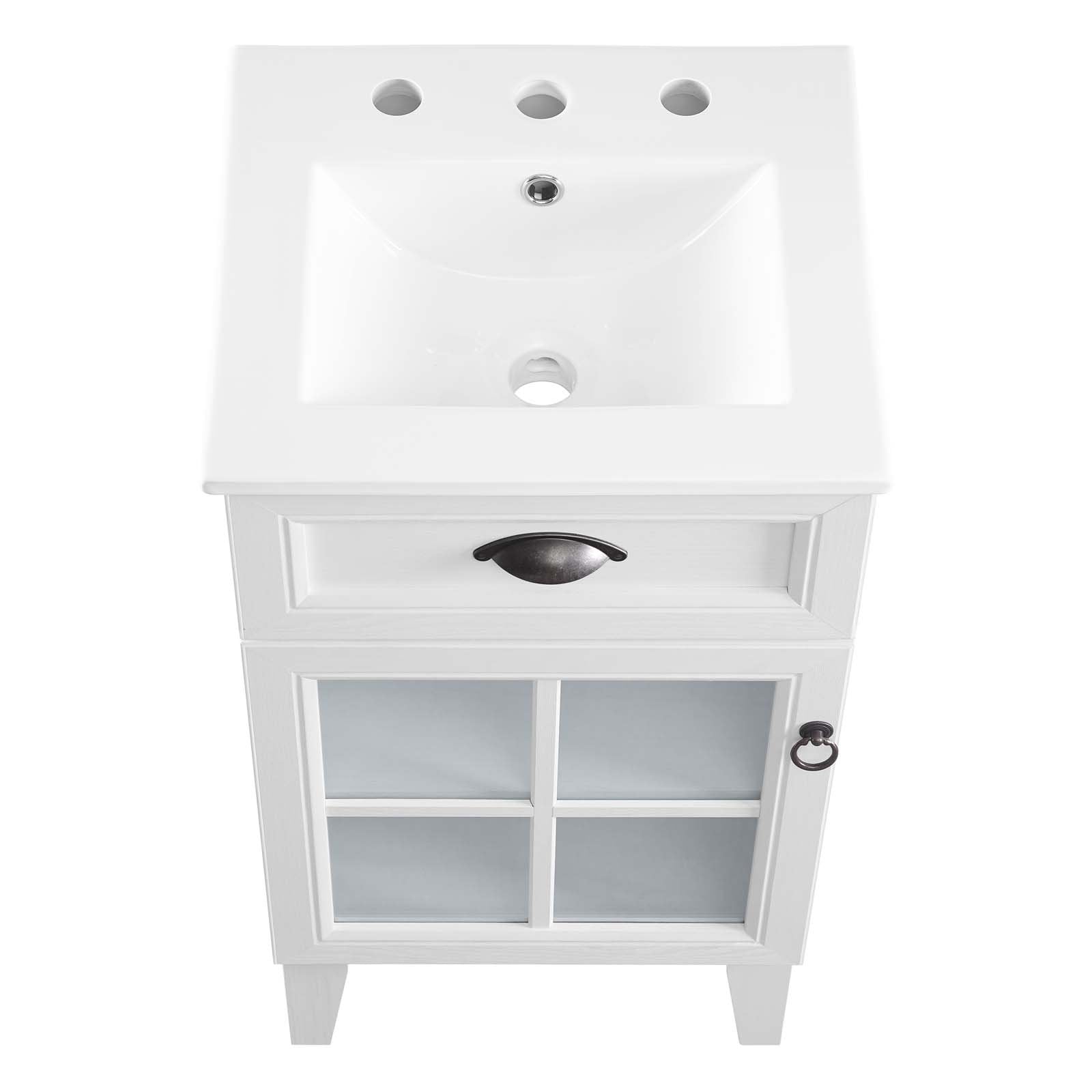 Isle 18" Bathroom Vanity Cabinet - East Shore Modern Home Furnishings