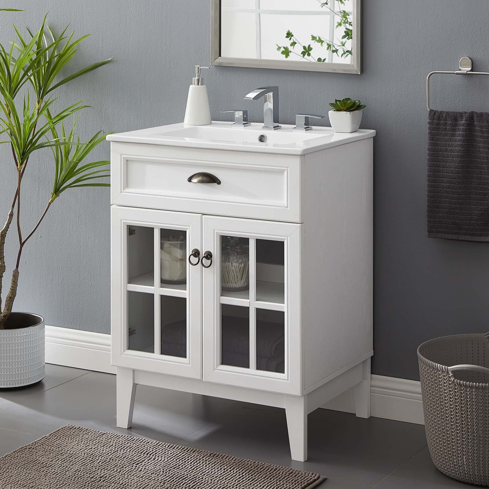 Isle 24" Bathroom Vanity Cabinet - East Shore Modern Home Furnishings