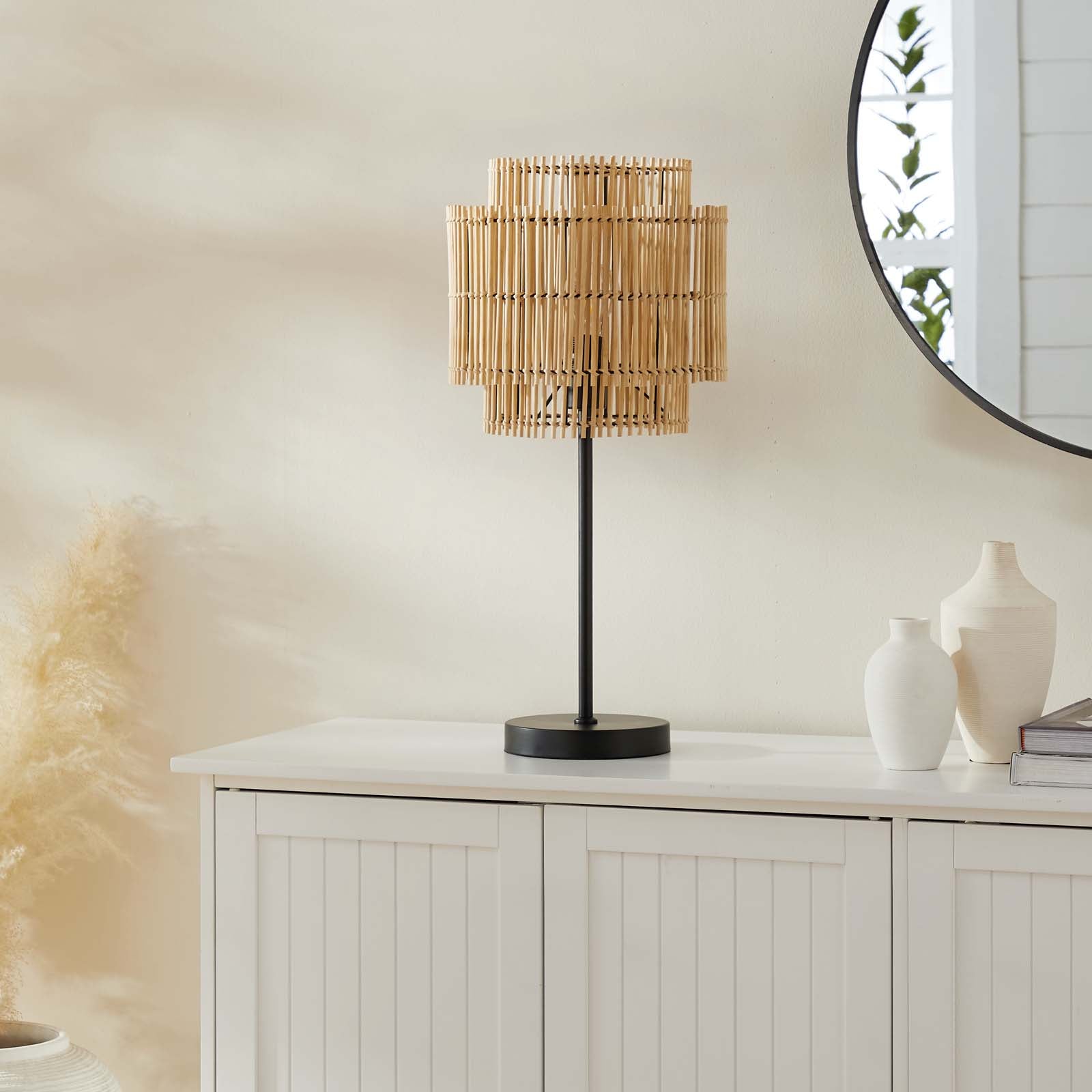 Nourish Bamboo Table Lamp - East Shore Modern Home Furnishings