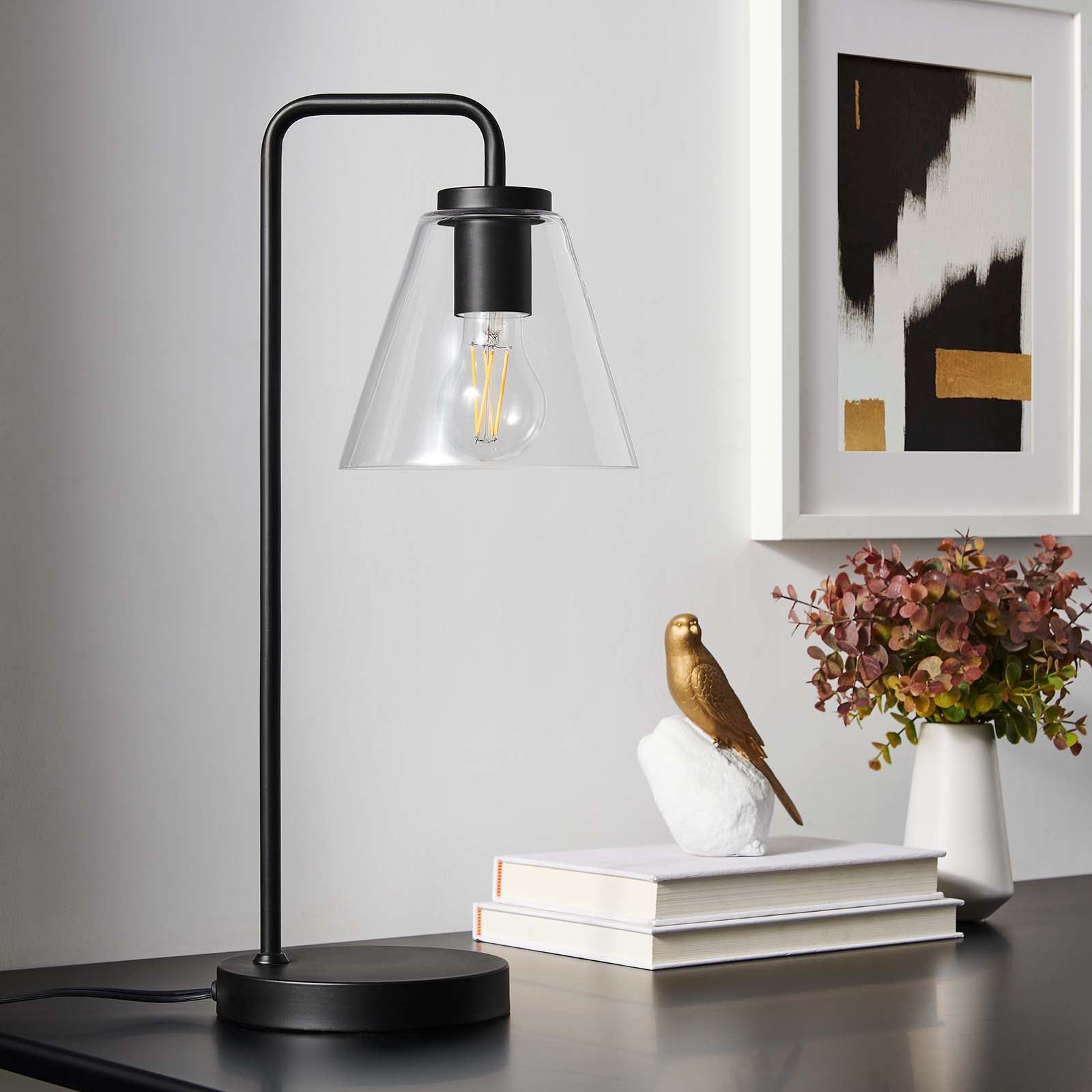 Element Glass Table Lamp - East Shore Modern Home Furnishings