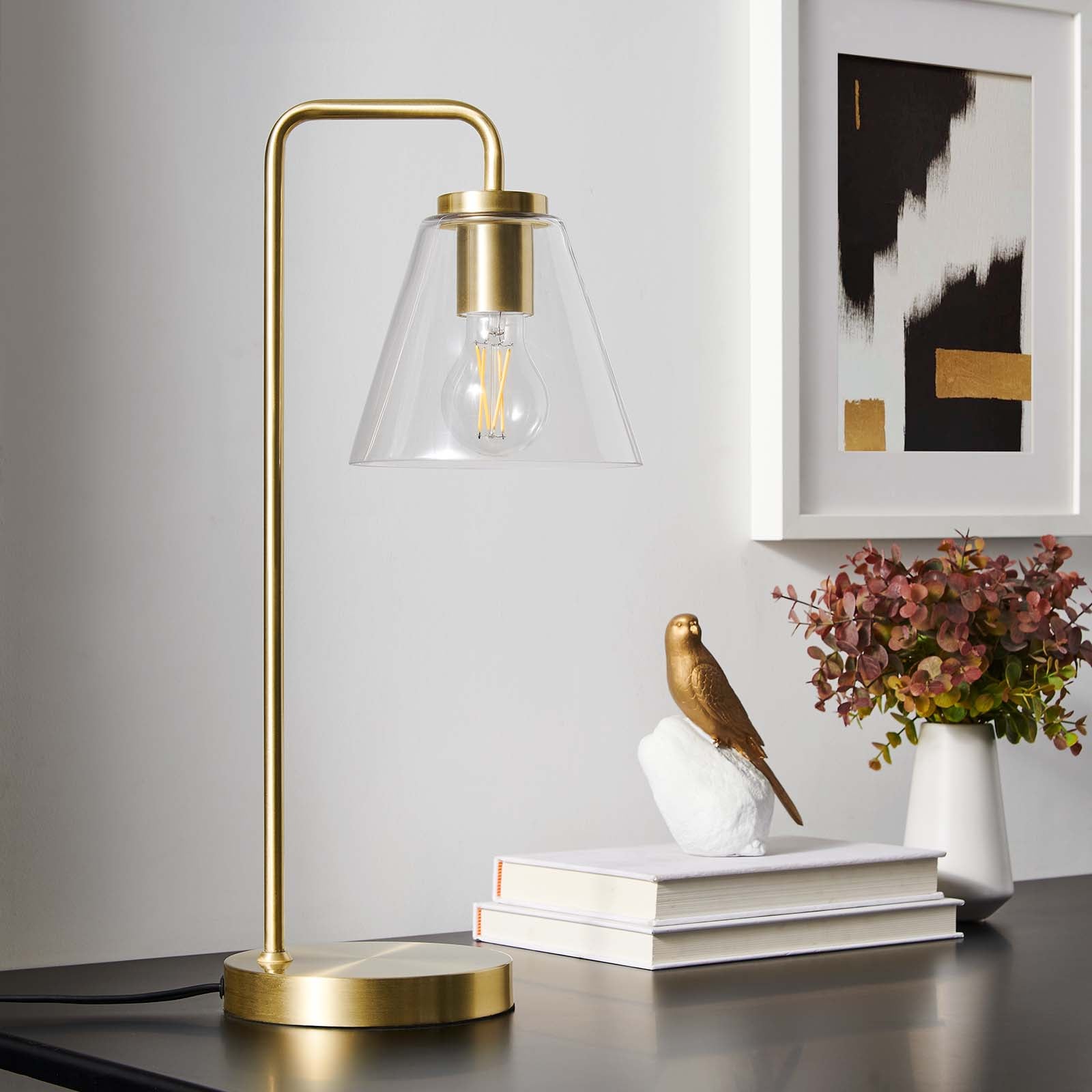 Element Glass Table Lamp - East Shore Modern Home Furnishings