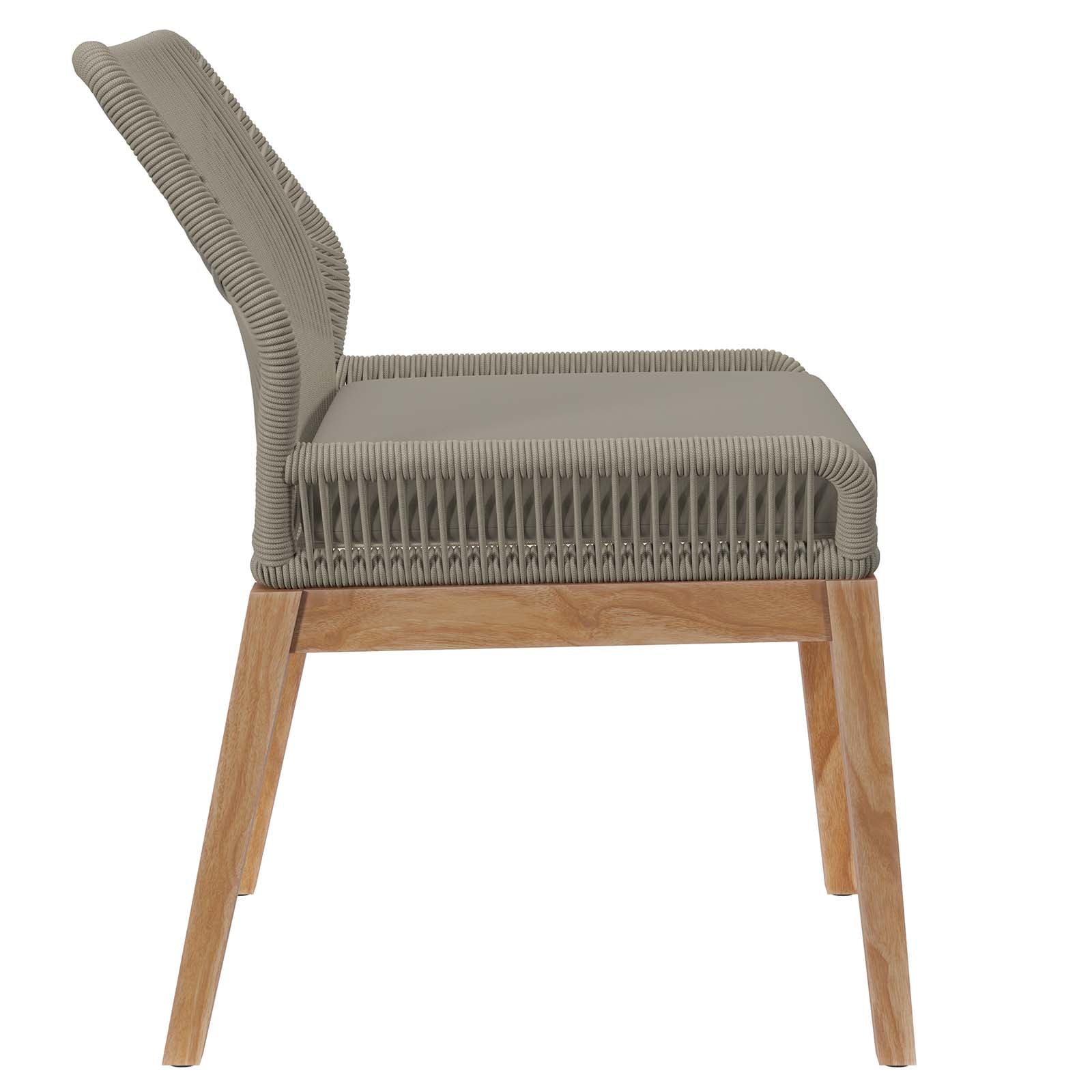 Wellspring Outdoor Patio Teak Wood Dining Chair - East Shore Modern Home Furnishings