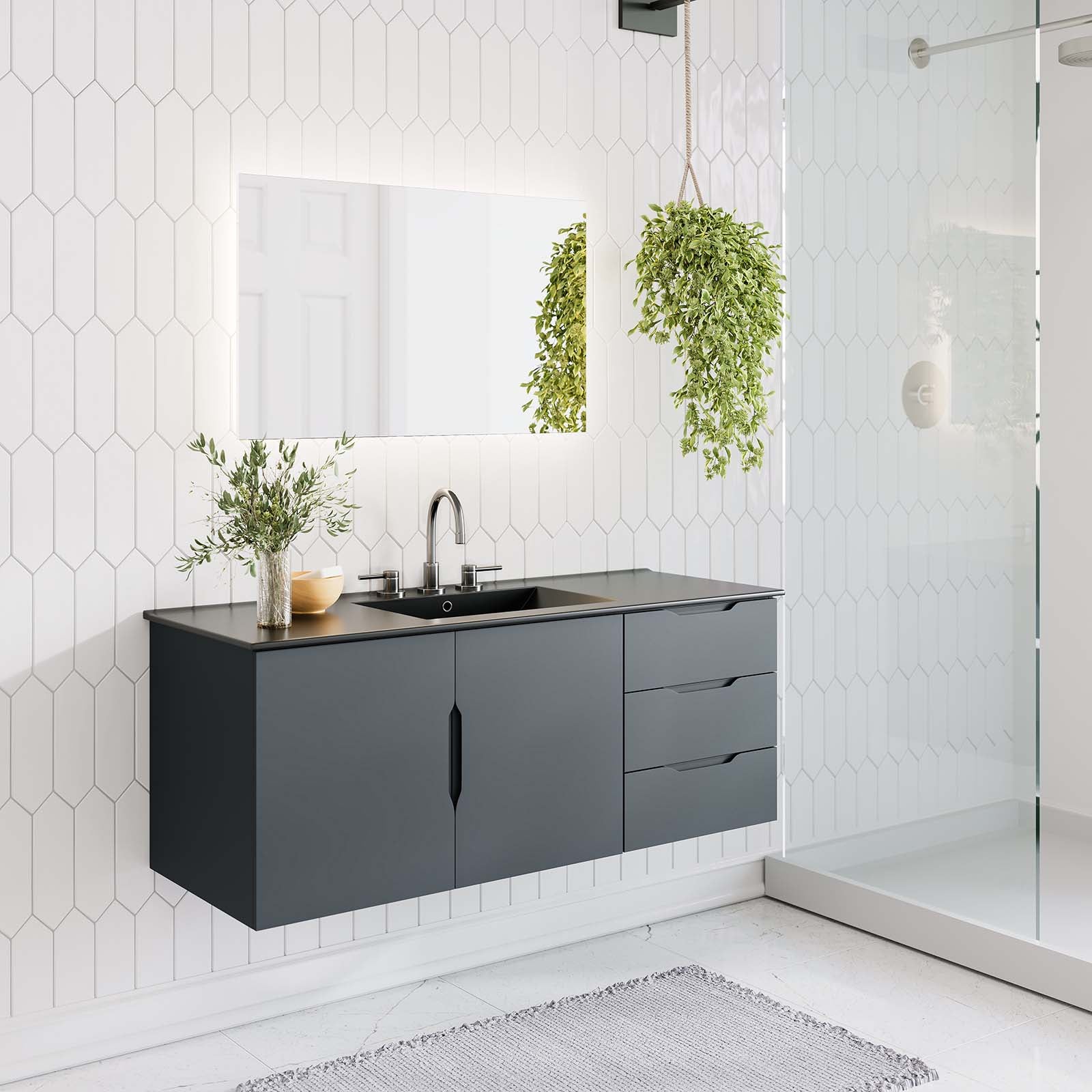 Vitality 48" Single Sink Bathroom Vanity - East Shore Modern Home Furnishings