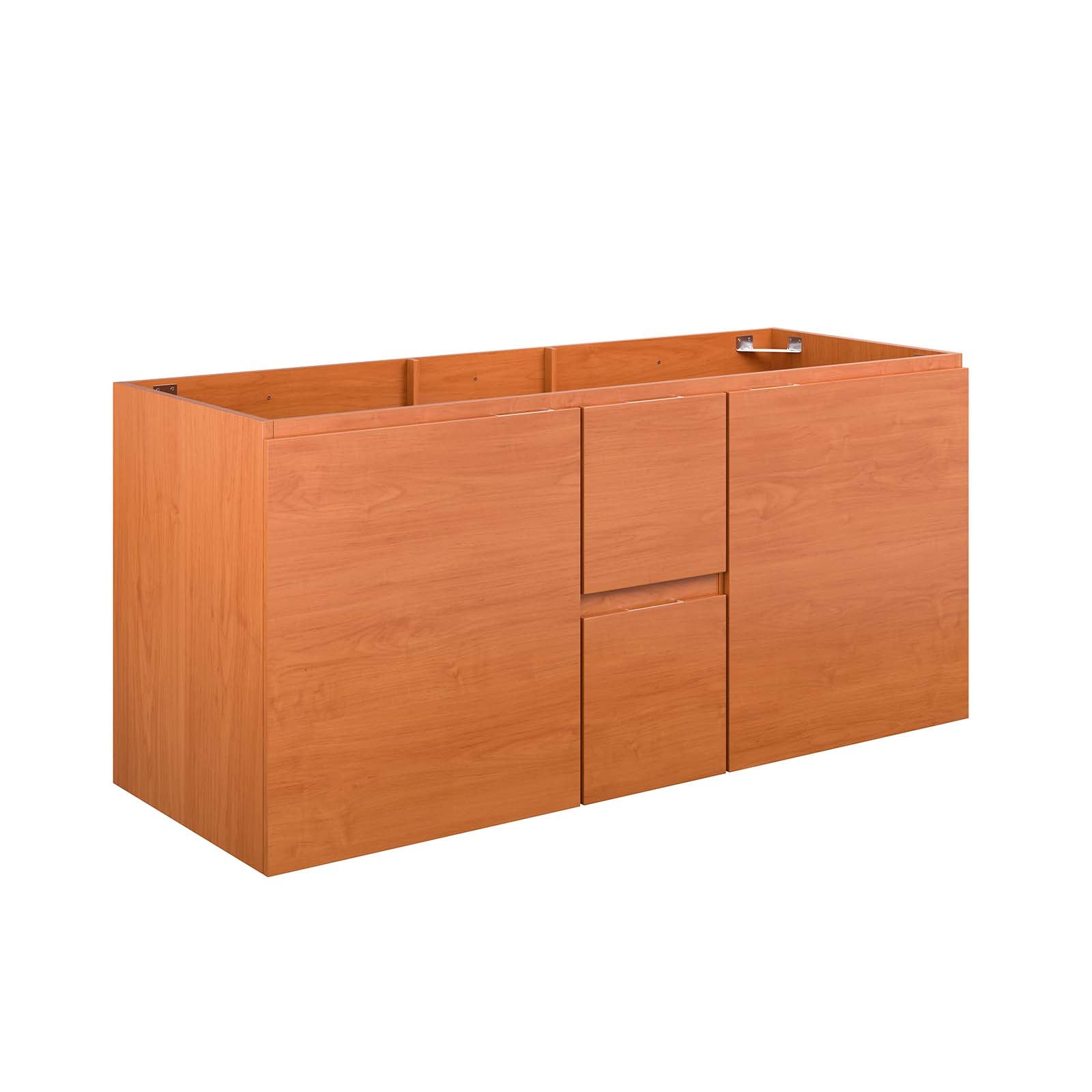 Scenic 48" Double Wall-Mount Bathroom Vanity Cabinet (Sink Basin Not Included) - East Shore Modern Home Furnishings