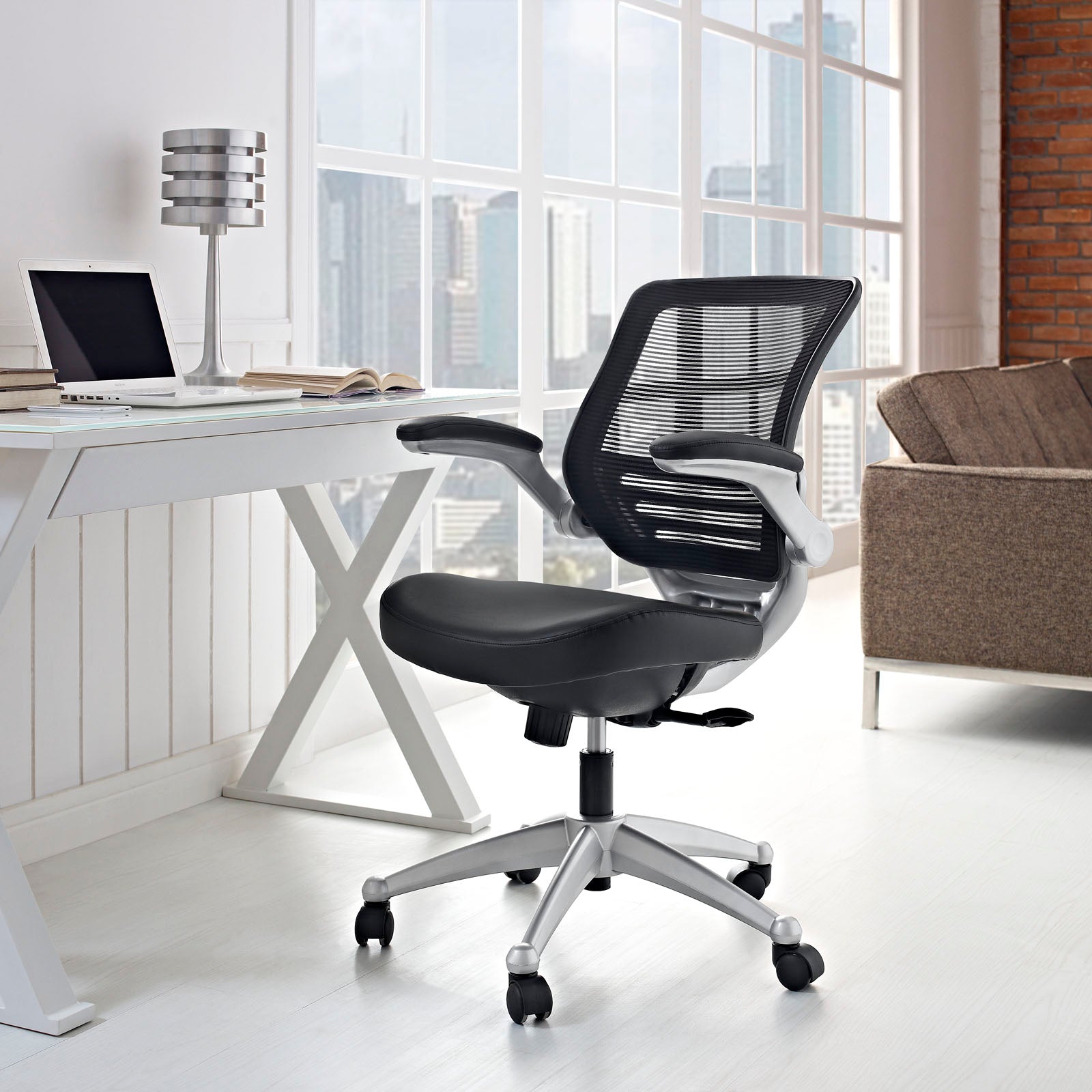 Edge Leather Office Chair - East Shore Modern Home Furnishings