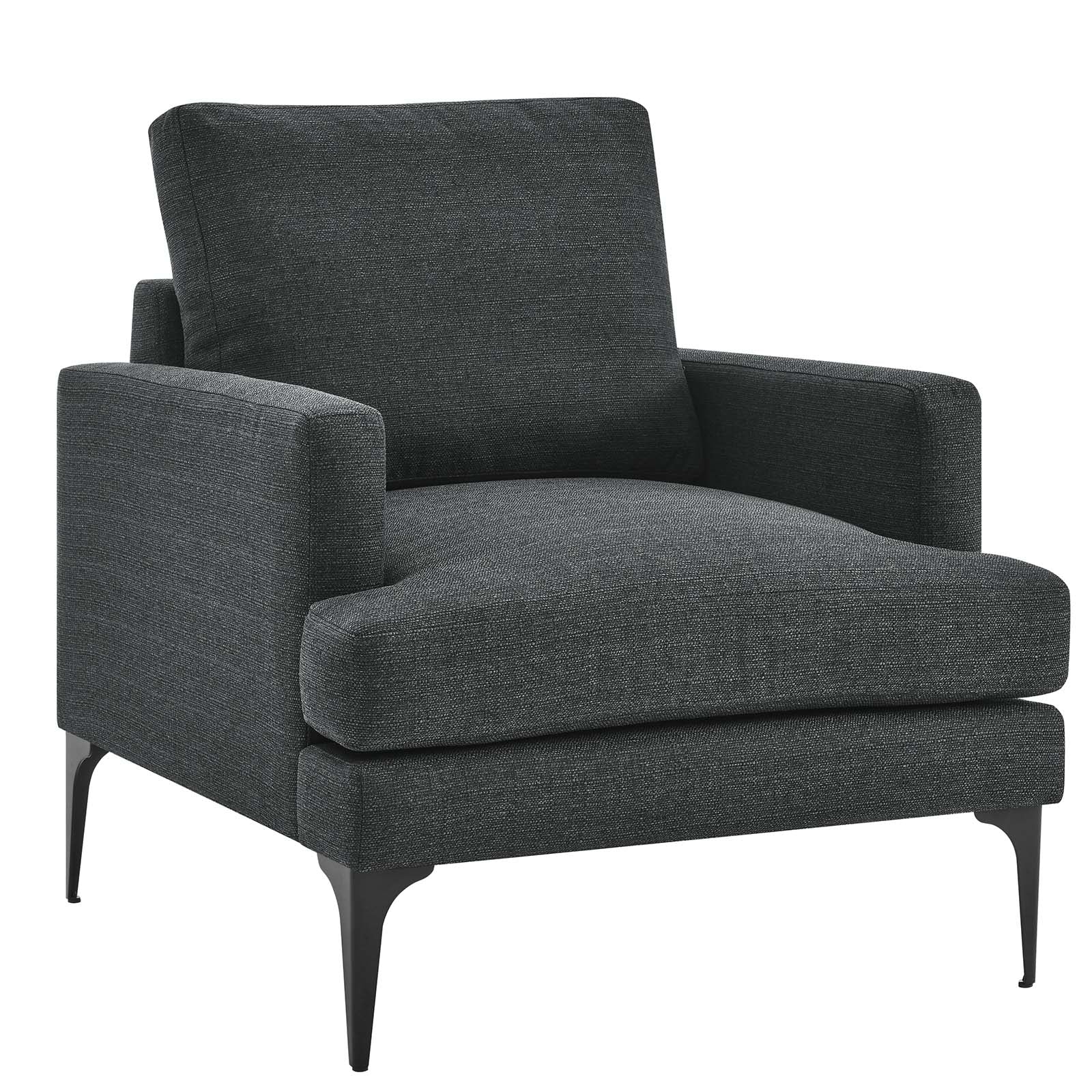 Evermore Upholstered Fabric Armchair - East Shore Modern Home Furnishings