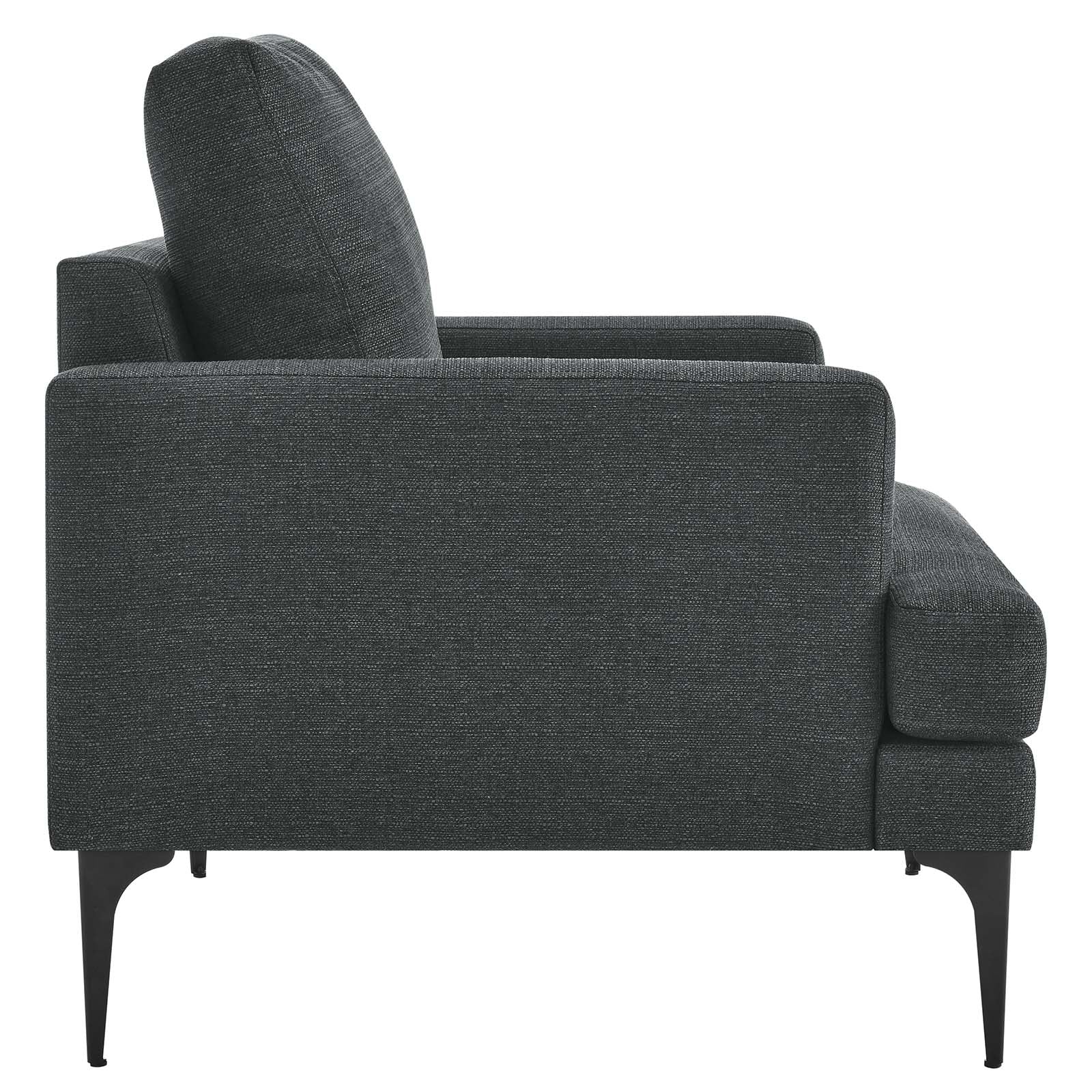 Evermore Upholstered Fabric Armchair - East Shore Modern Home Furnishings