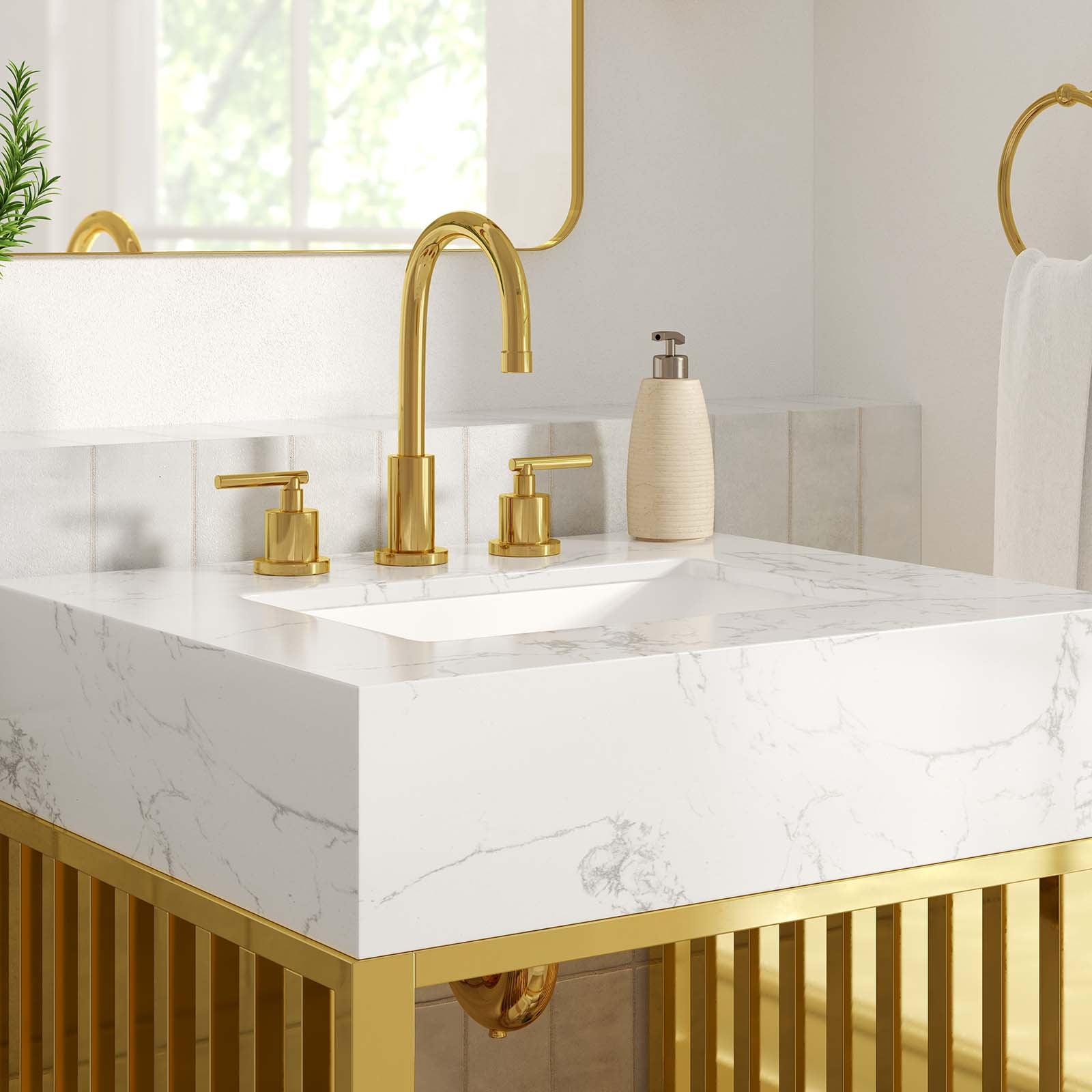 Gridiron 24" Bathroom Vanity - East Shore Modern Home Furnishings