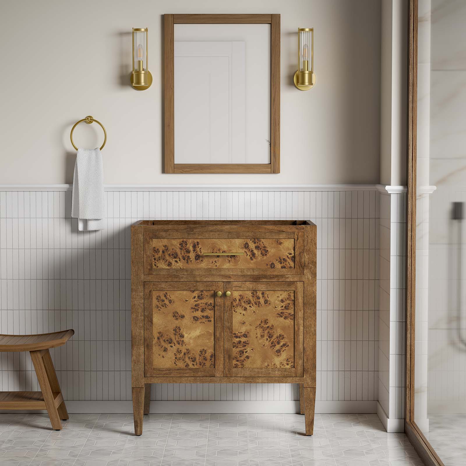 Elysian 30" Bathroom Vanity Cabinet (Sink Basin Not Included) - East Shore Modern Home Furnishings