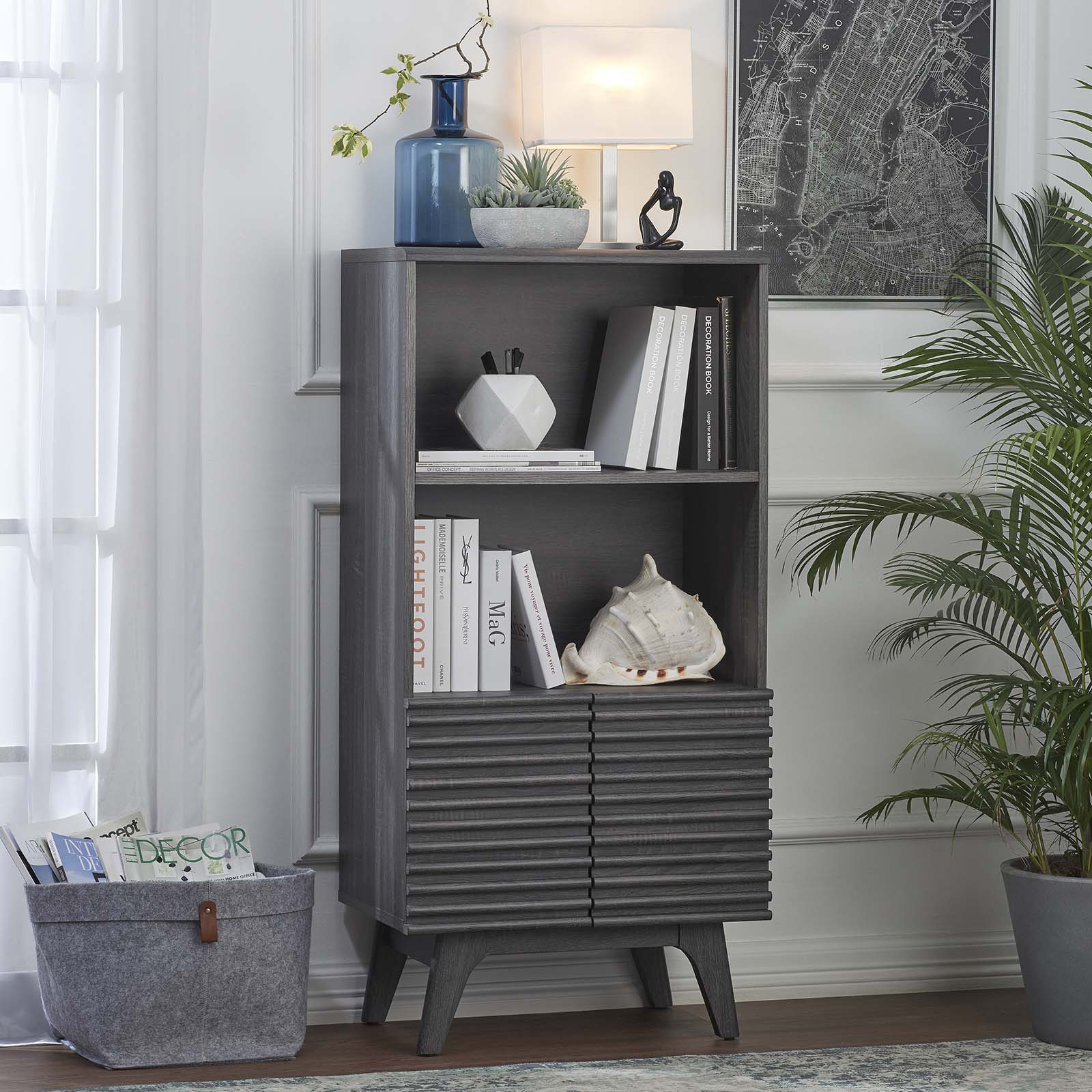 Render Display Cabinet Bookshelf - East Shore Modern Home Furnishings