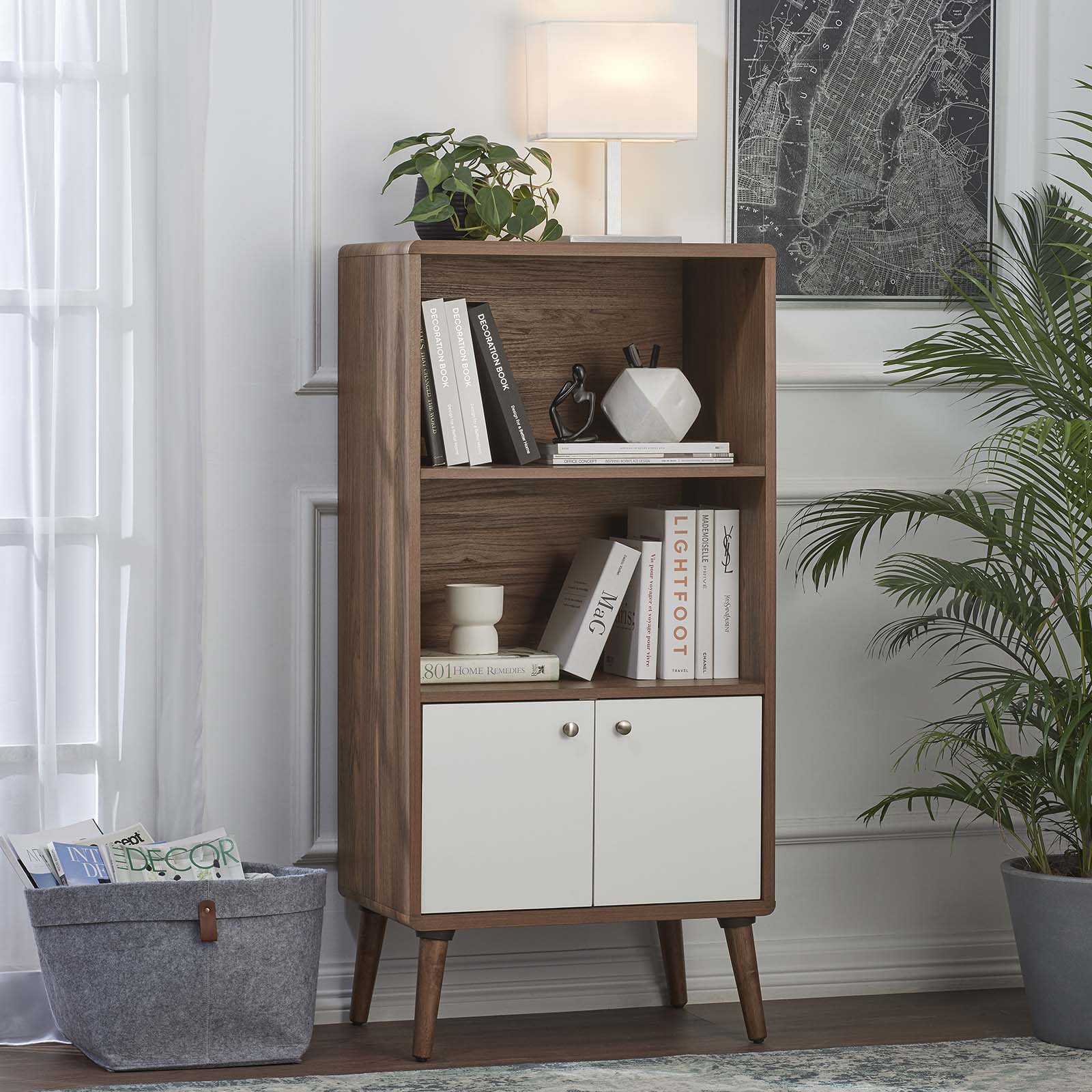 Transmit Display Cabinet Bookshelf - East Shore Modern Home Furnishings
