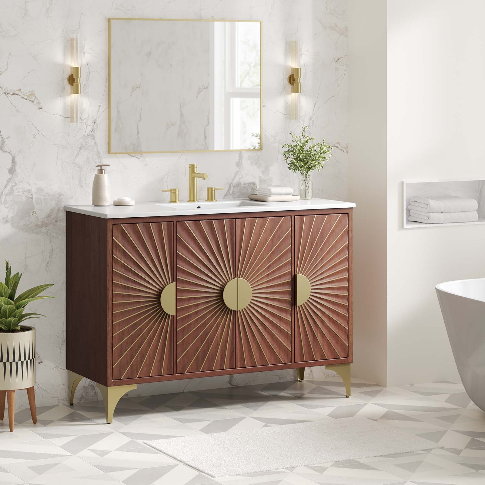 Daylight 48" Bathroom Vanity - East Shore Modern Home Furnishings
