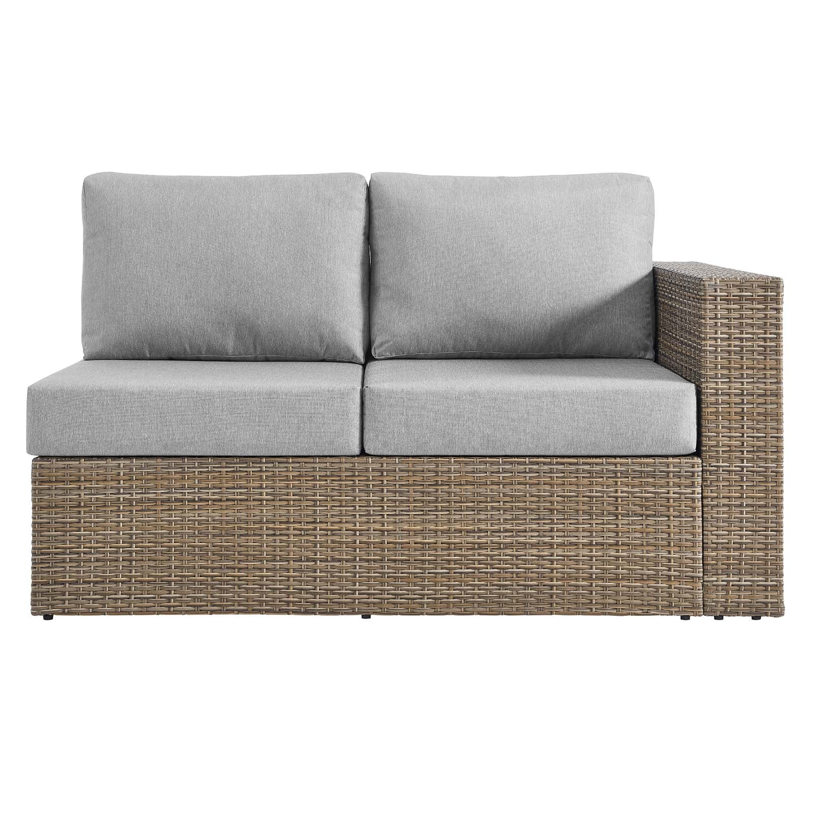 Convene Outdoor Patio Outdoor Patio Sectional Sofa and Ottoman Set - East Shore Modern Home Furnishings