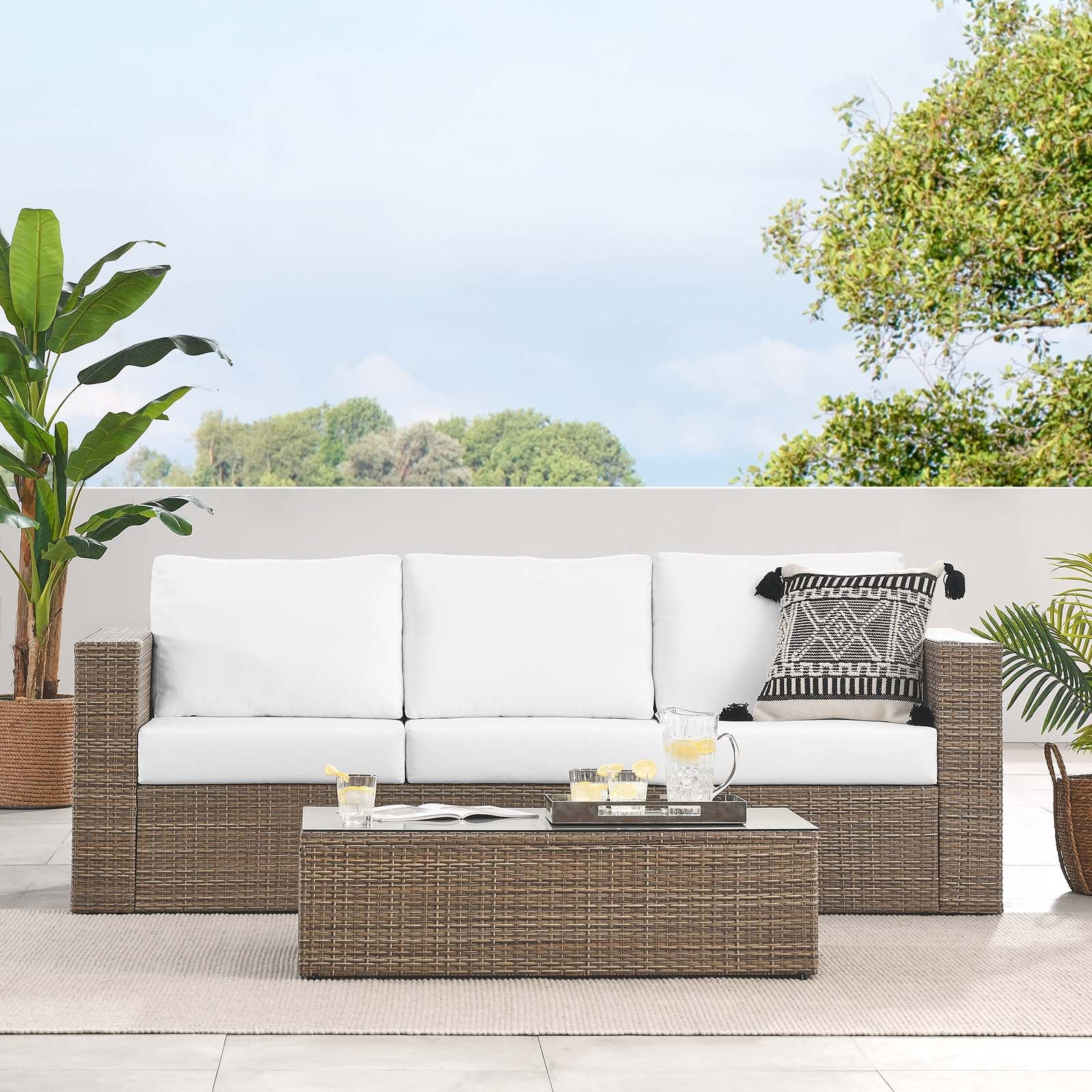 Convene Outdoor Patio Outdoor Patio 2-Piece Furniture Set - East Shore Modern Home Furnishings
