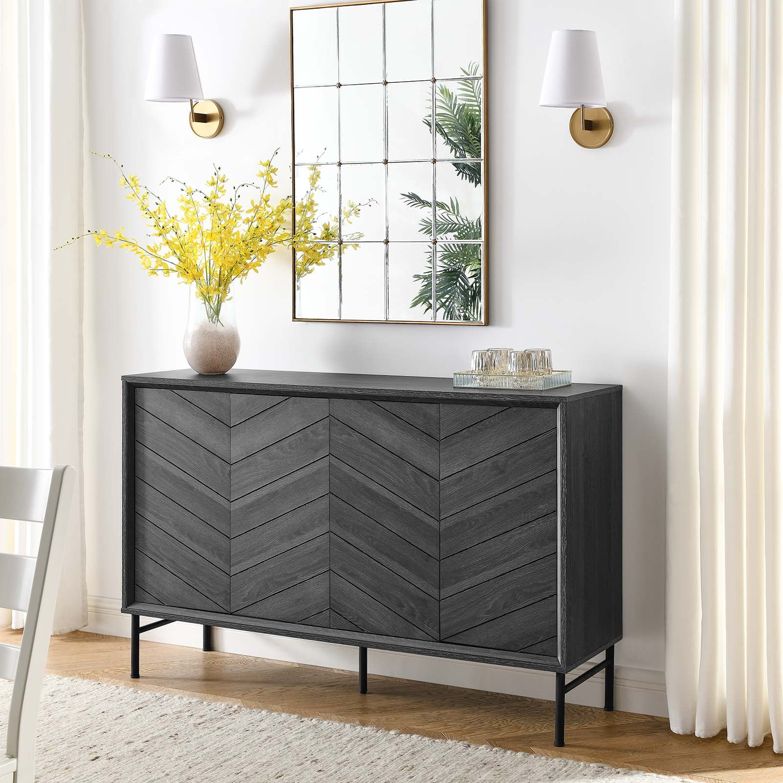 Harper Chevron Sideboard - East Shore Modern Home Furnishings