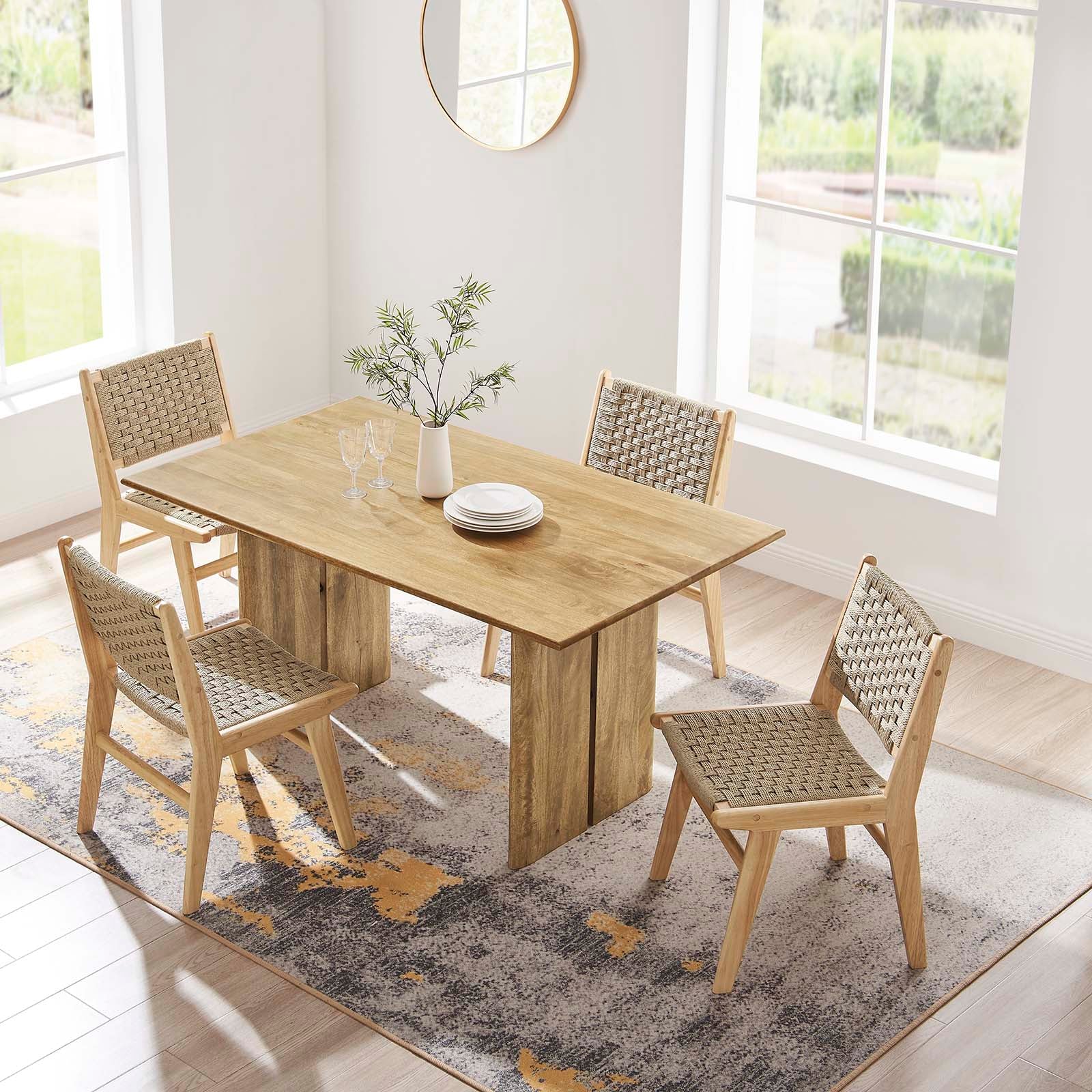 Amistad 60" Wood Dining Table - East Shore Modern Home Furnishings