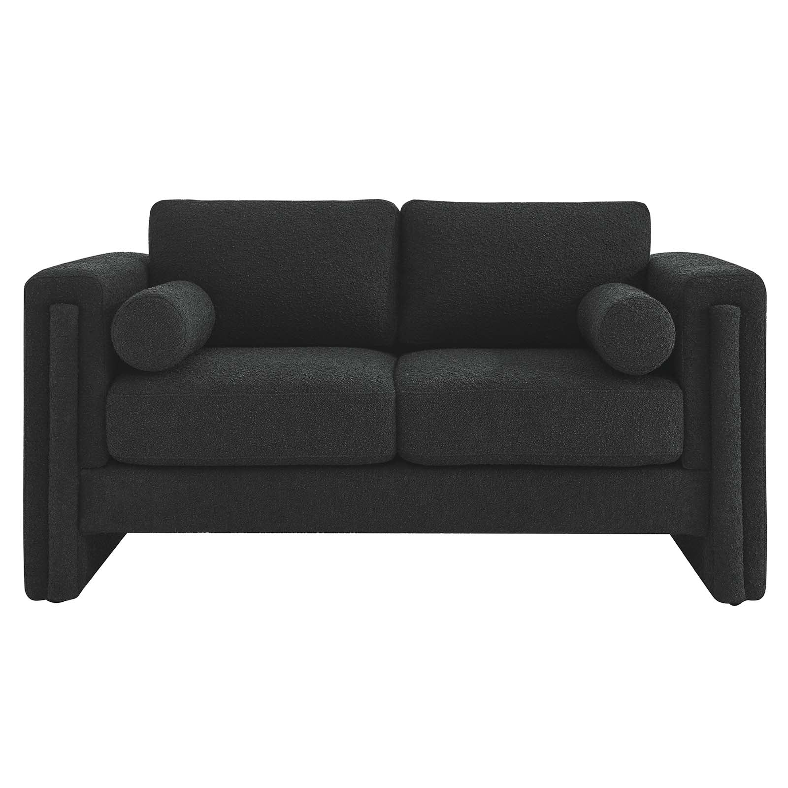 Visible Boucle Fabric Loveseat - East Shore Modern Home Furnishings