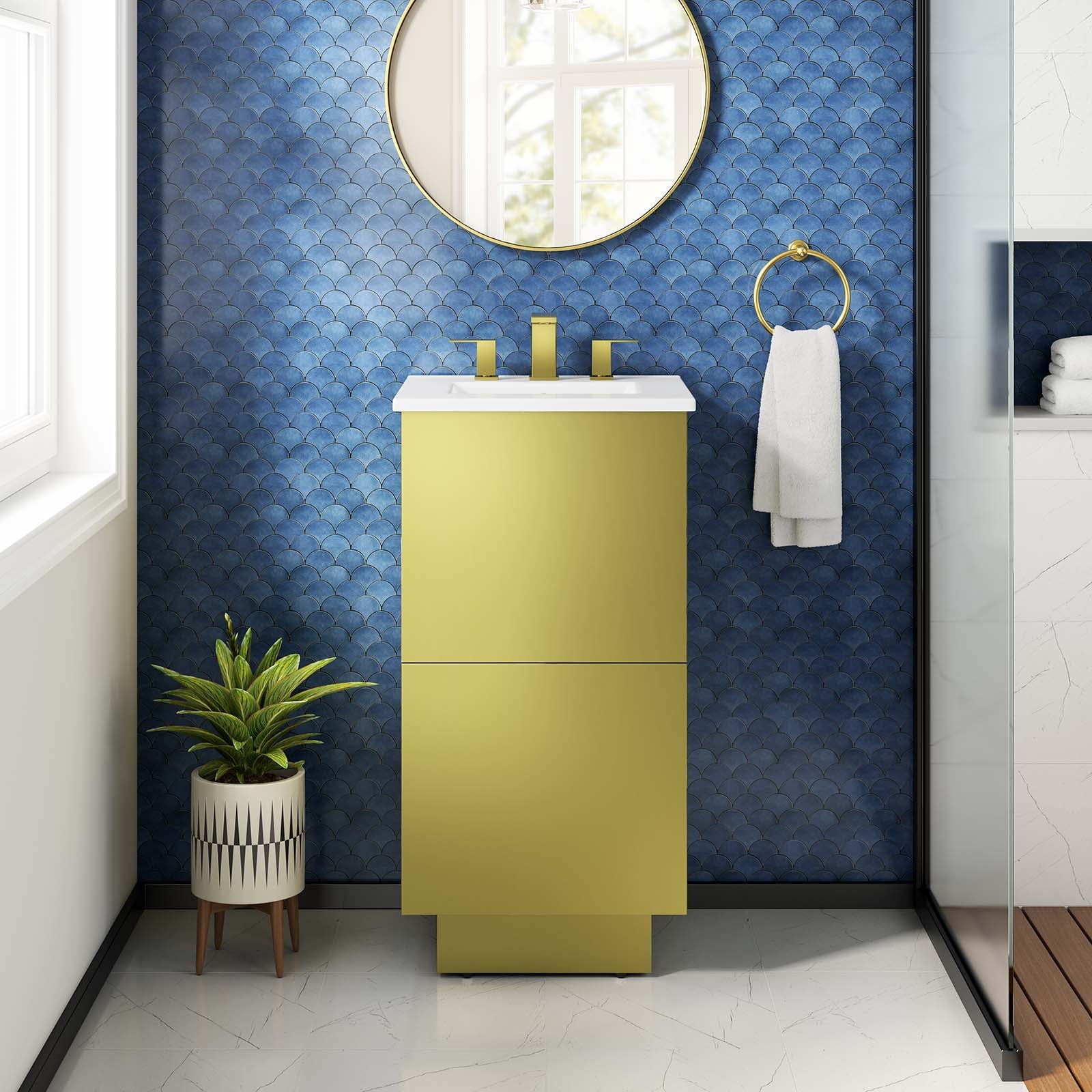 Quantum 18" Bathroom Vanity - East Shore Modern Home Furnishings